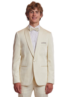  Regent Shawl Tux Jacket - slim - Ivory