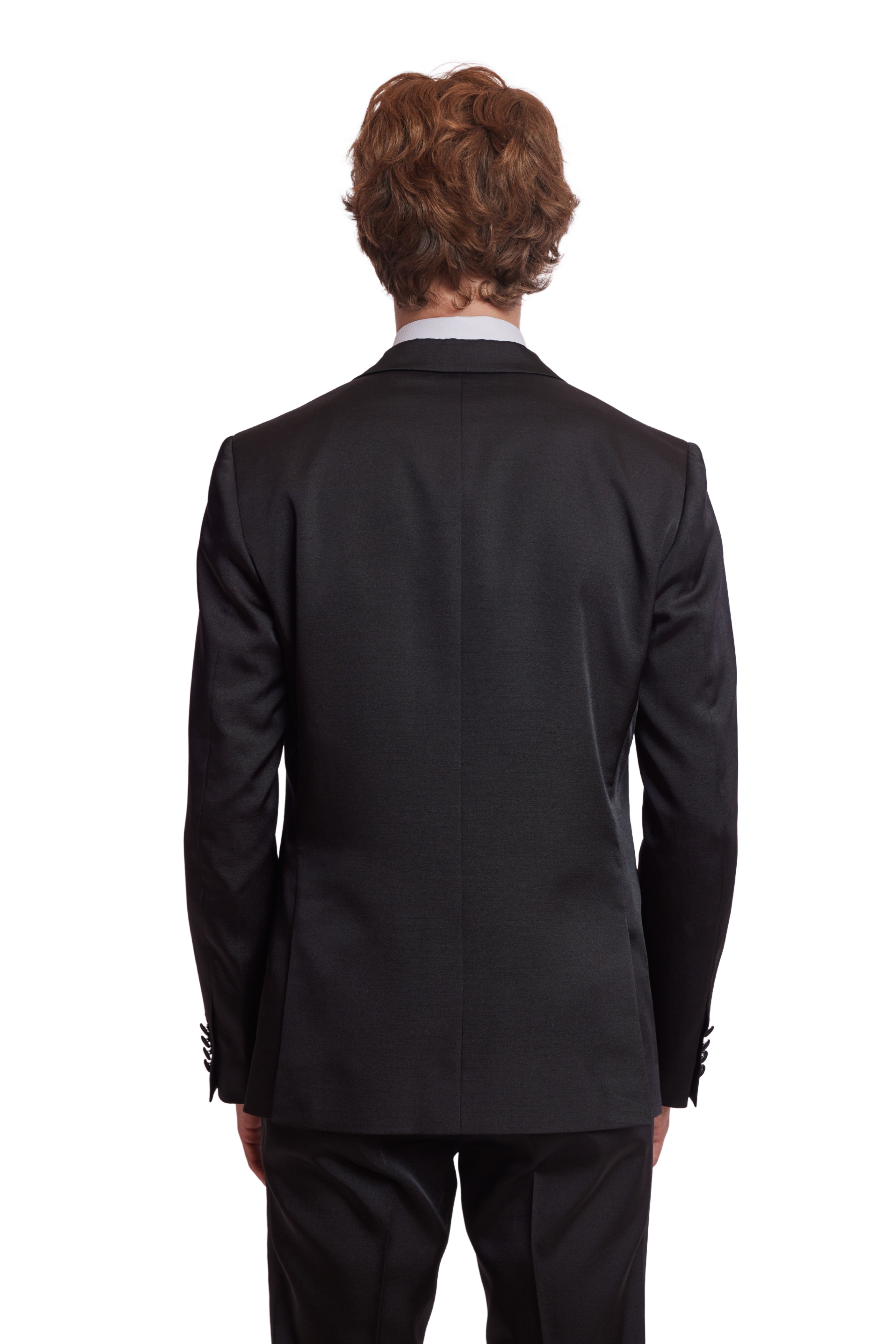 Soho DB Peak Tux Jacket - slim - Black on Black