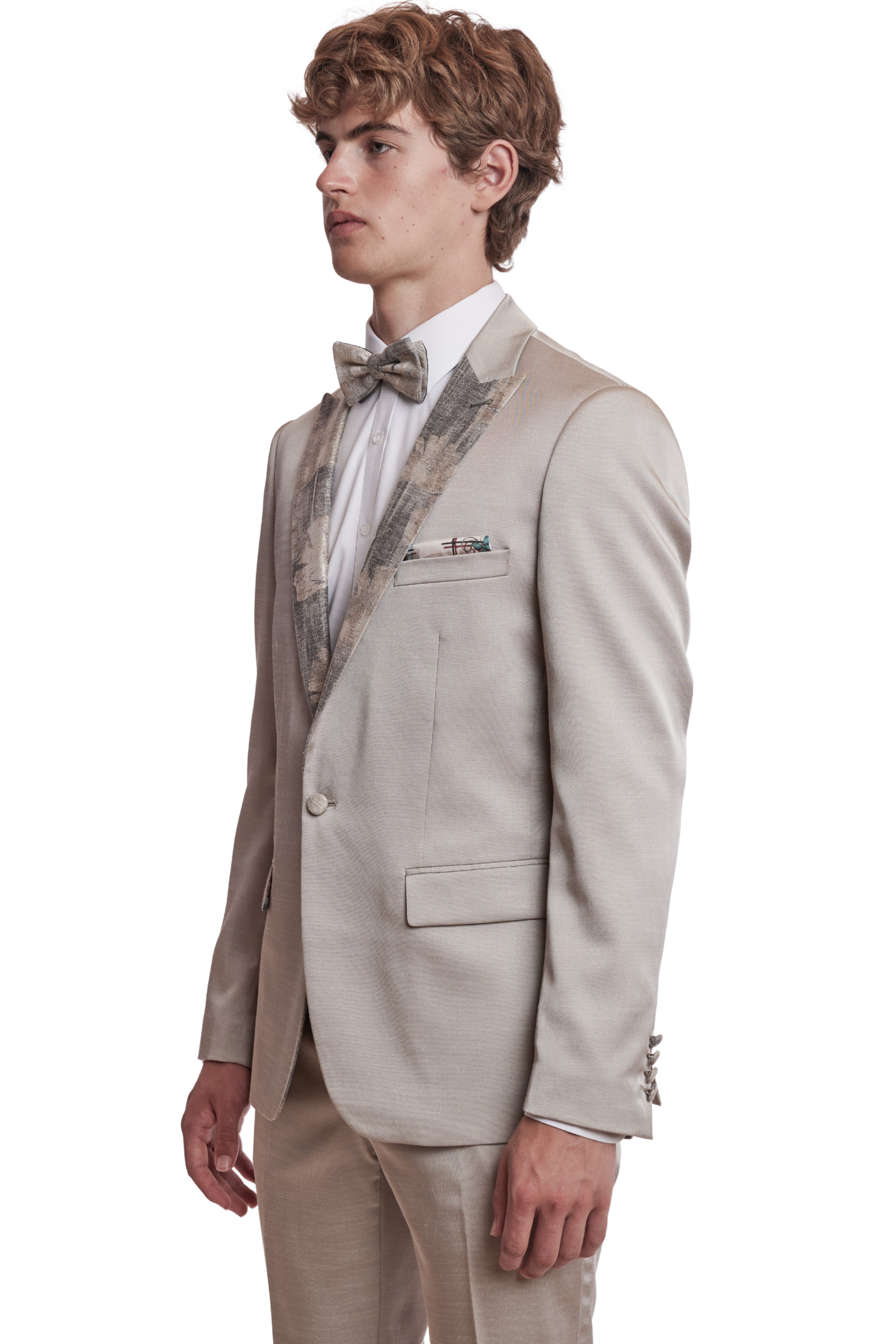 Grosvenor Peak Tux Jacket - slim - Sable Beige