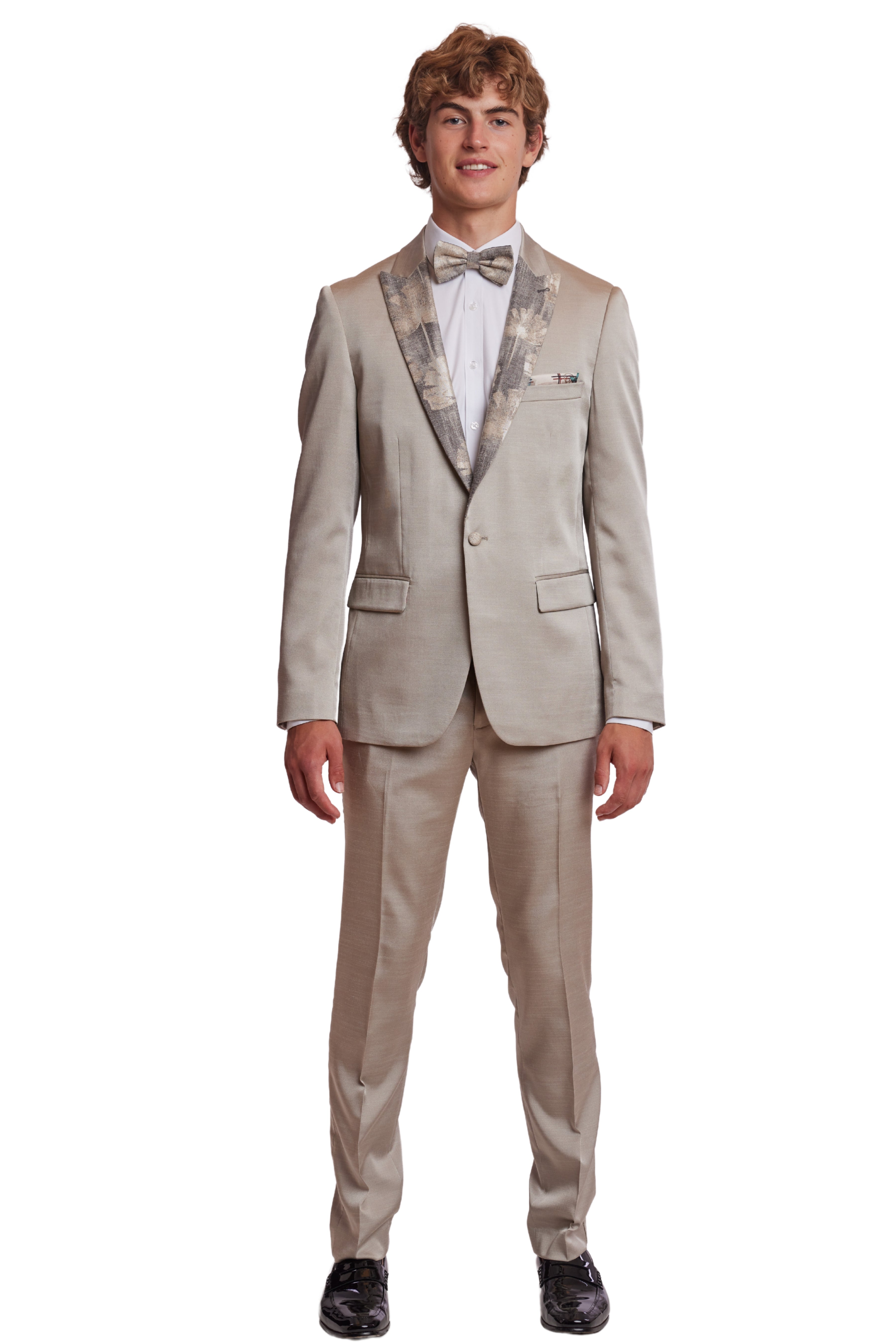 Grosvenor Peak Tux Jacket - slim - Sable Beige