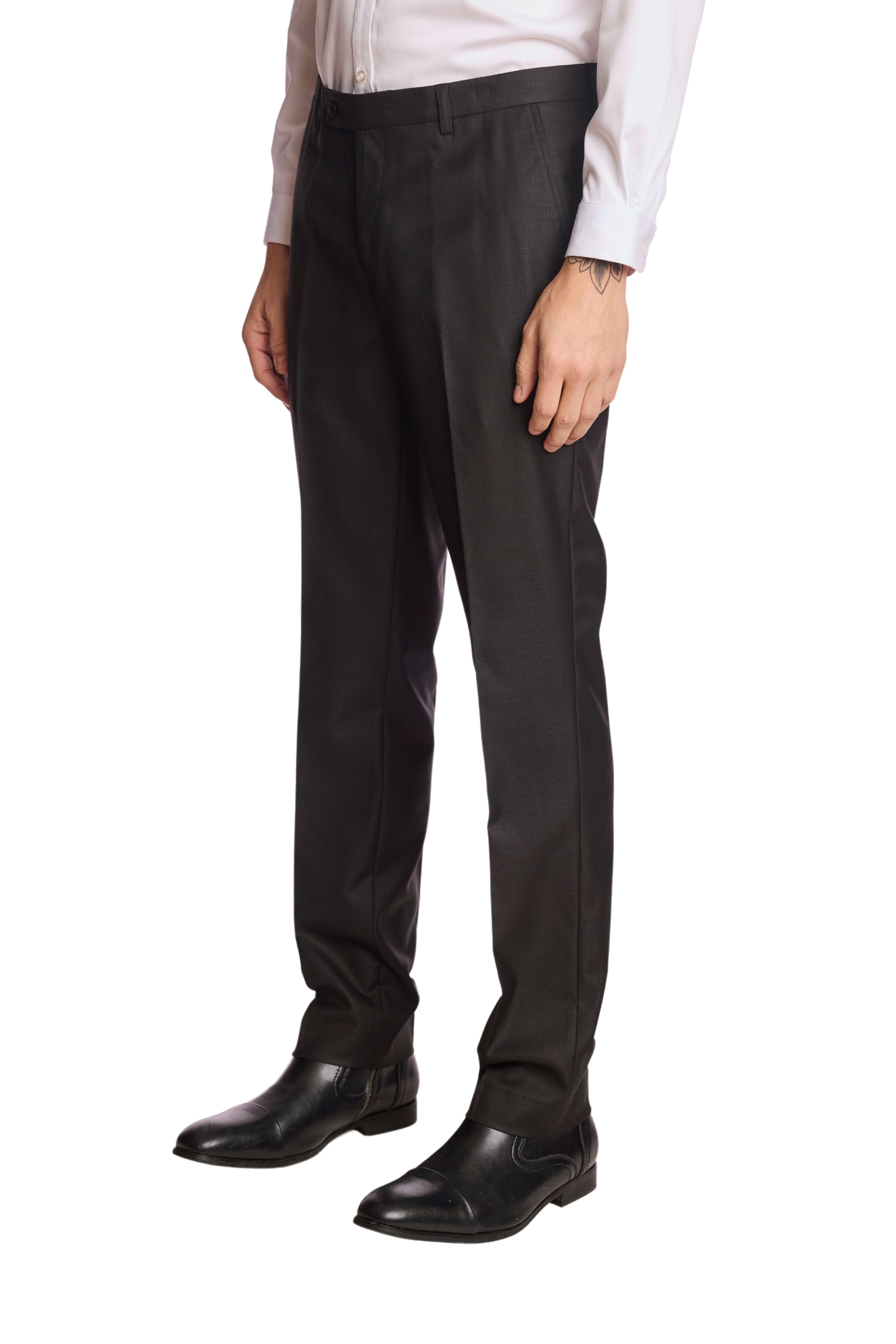 Modern Fit - Downing Pants - Soft Black Shark