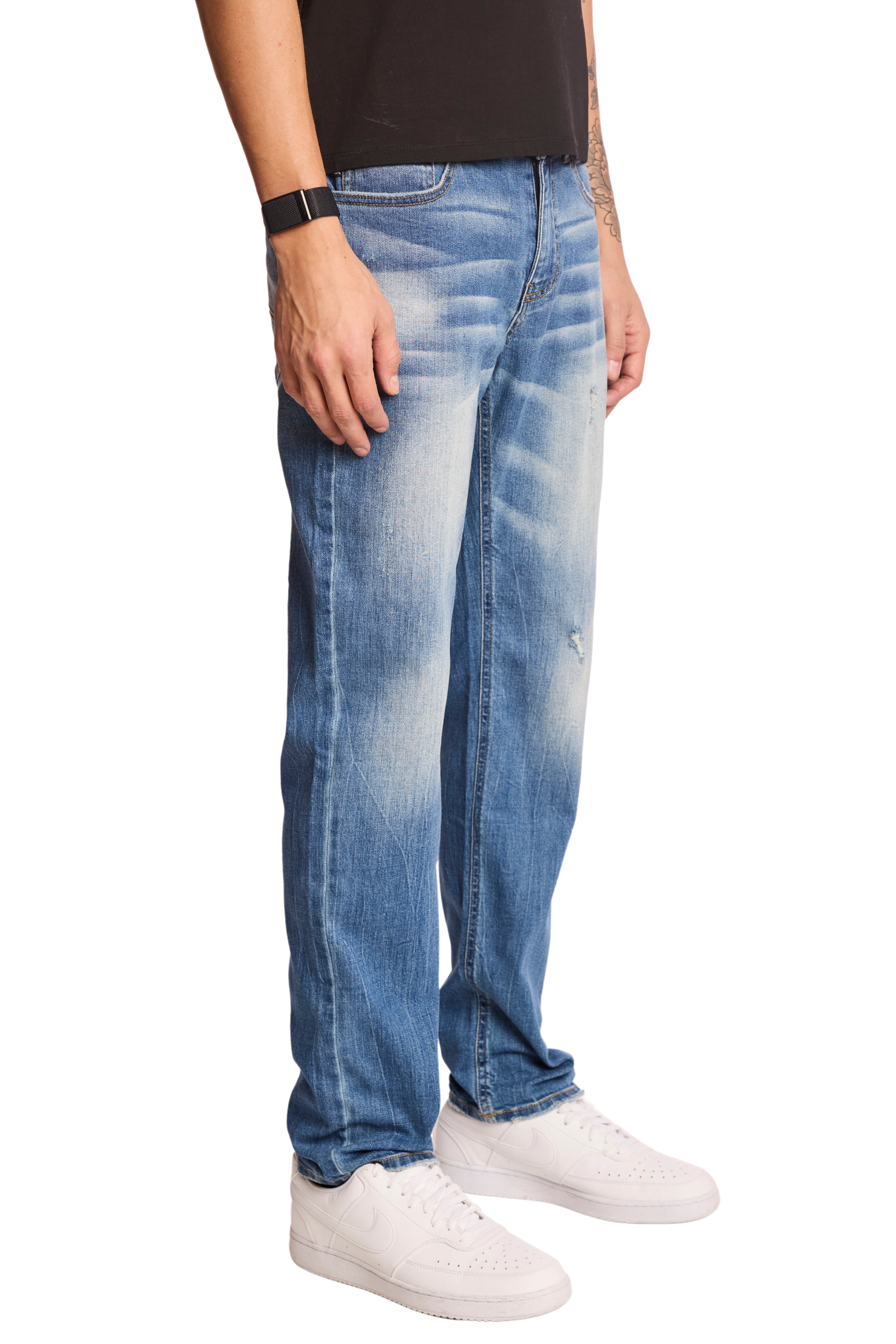 Rebel Denim Jeans - Light Destroy