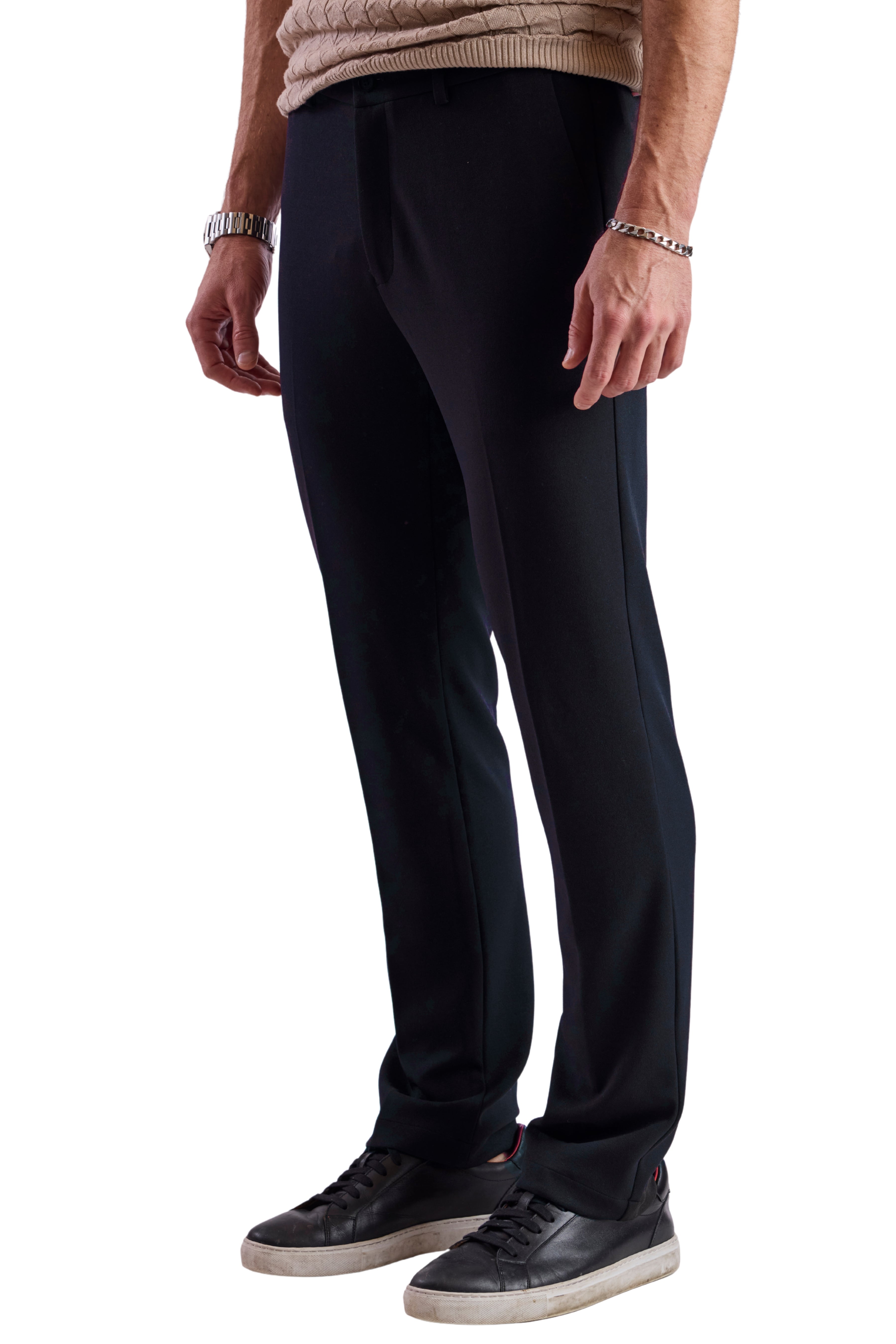 Travel Downing pants - slim - Black Night