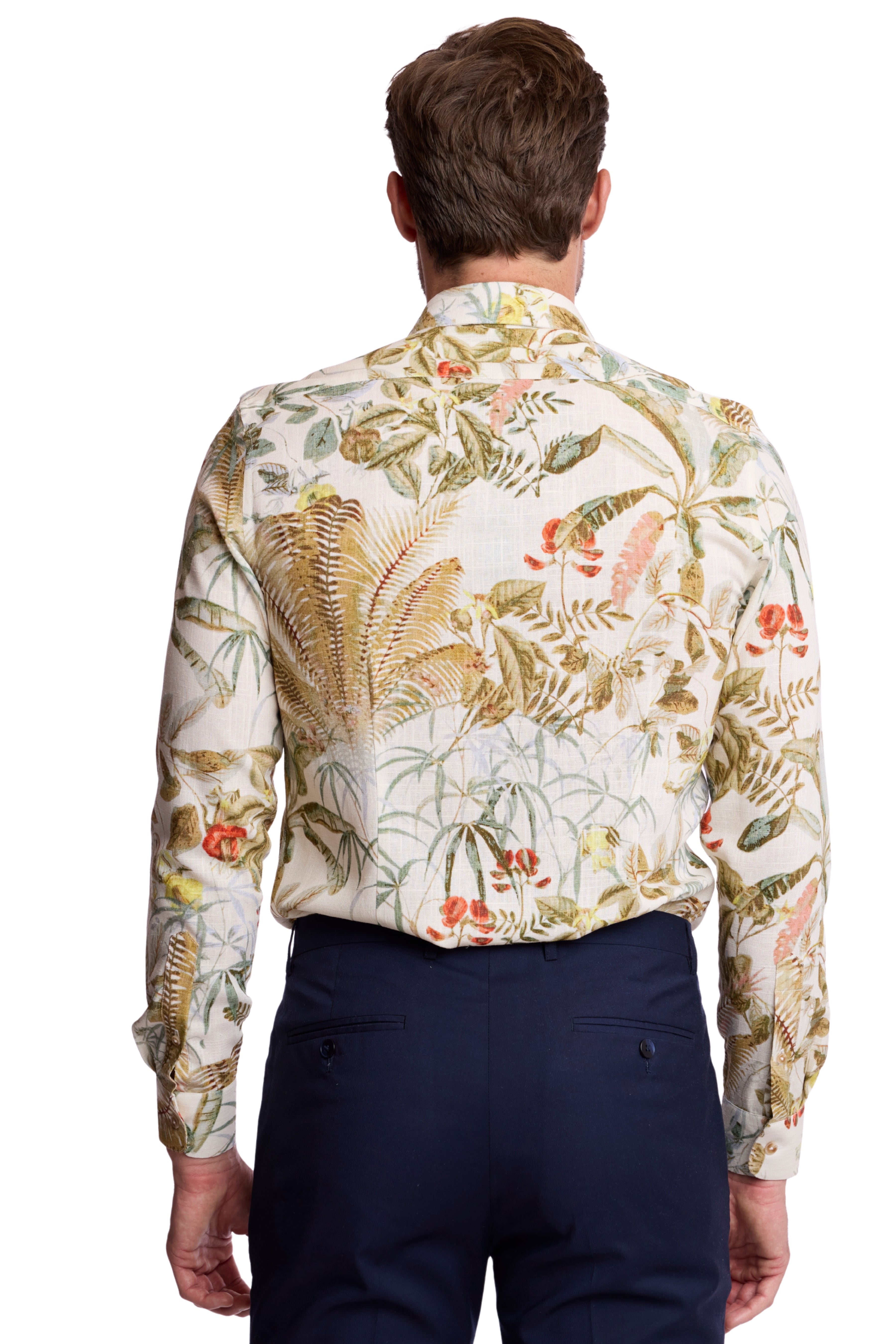 Parker Pointed Collar Shirt - Palm Springs