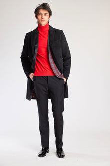  Fine Gauge Turtleneck - Maraschino Cherry