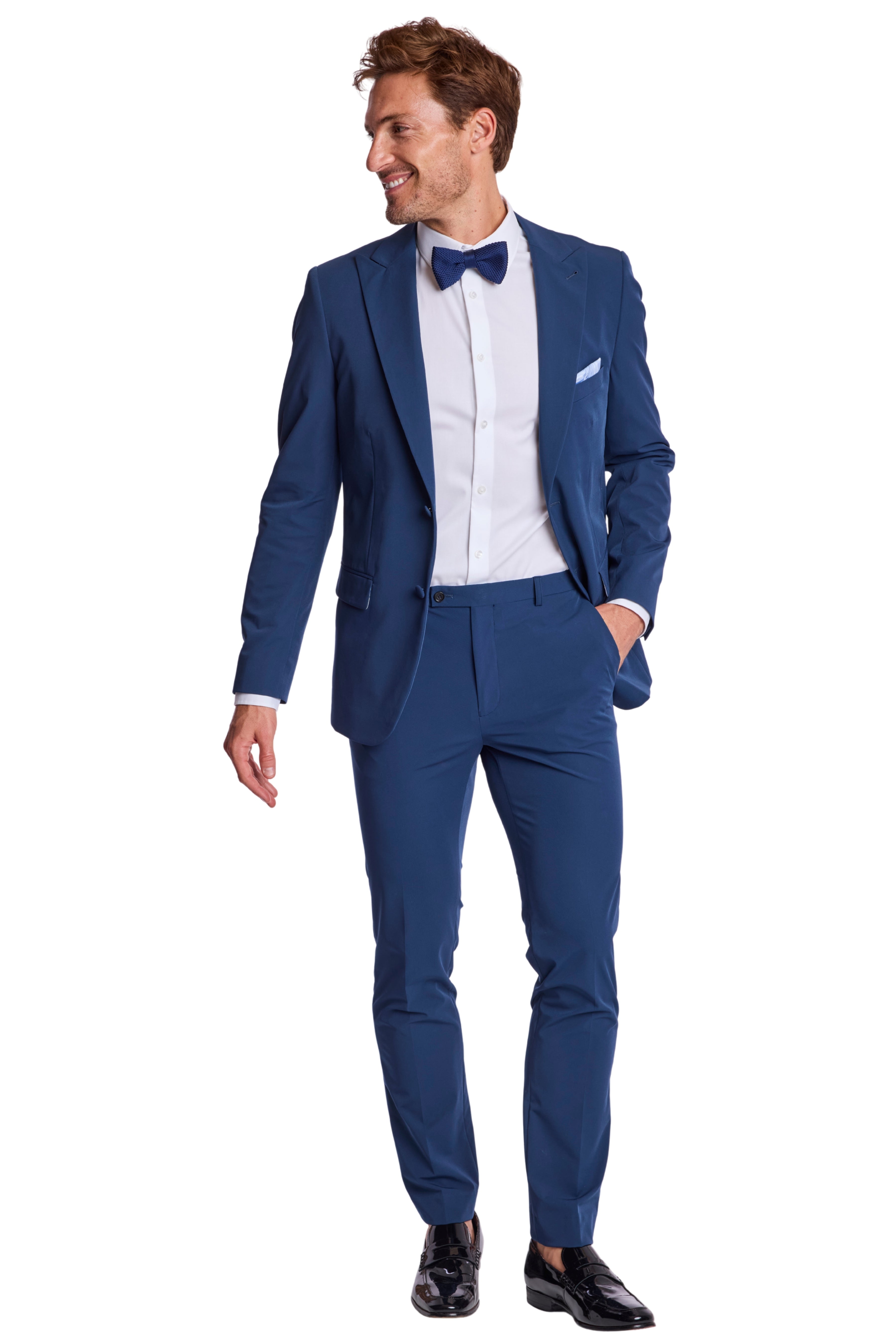 Downing Pants - slim - Navy Tech