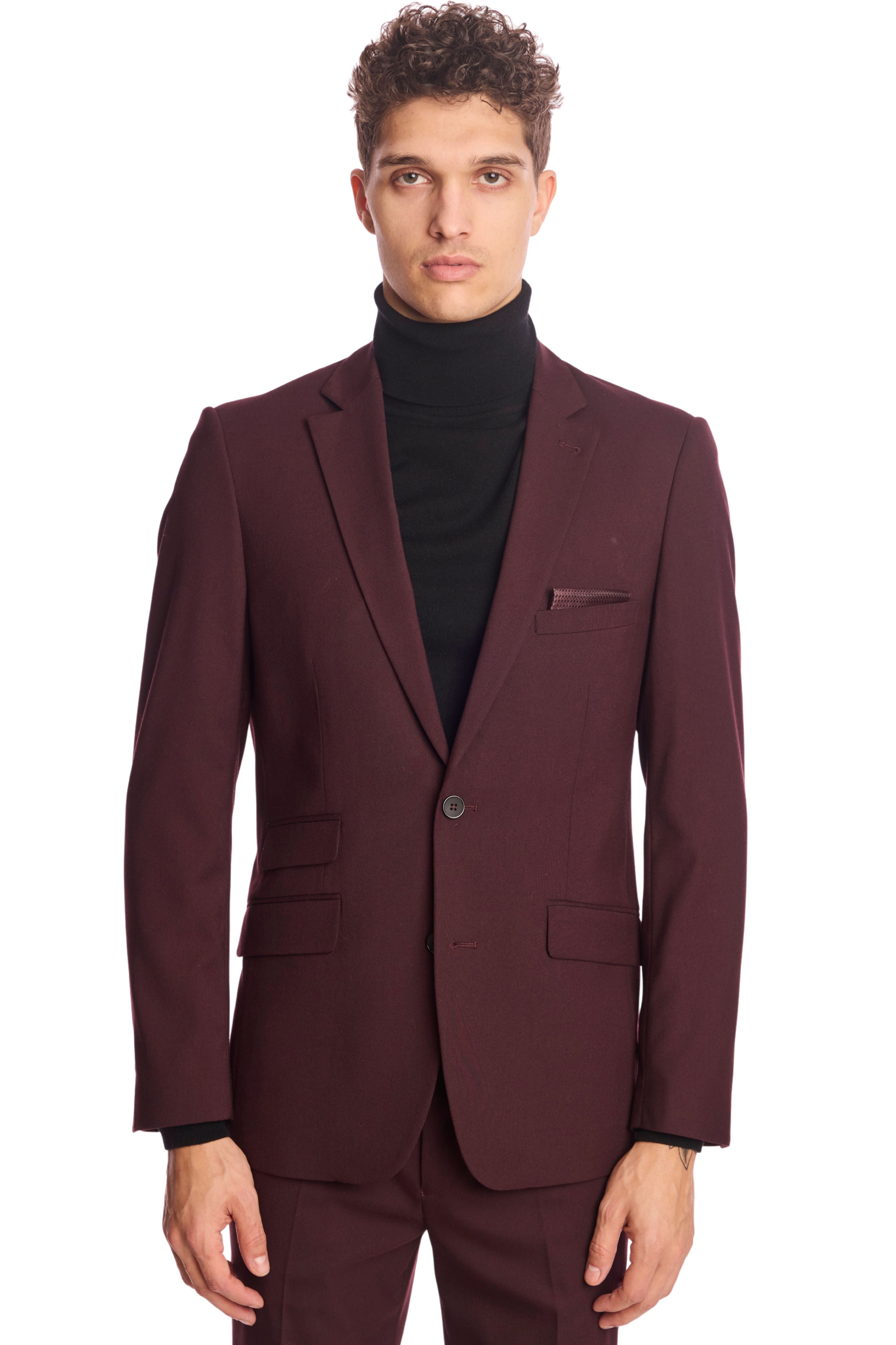 Dover Notch Jacket - slim - Burgundy Winter Wine
