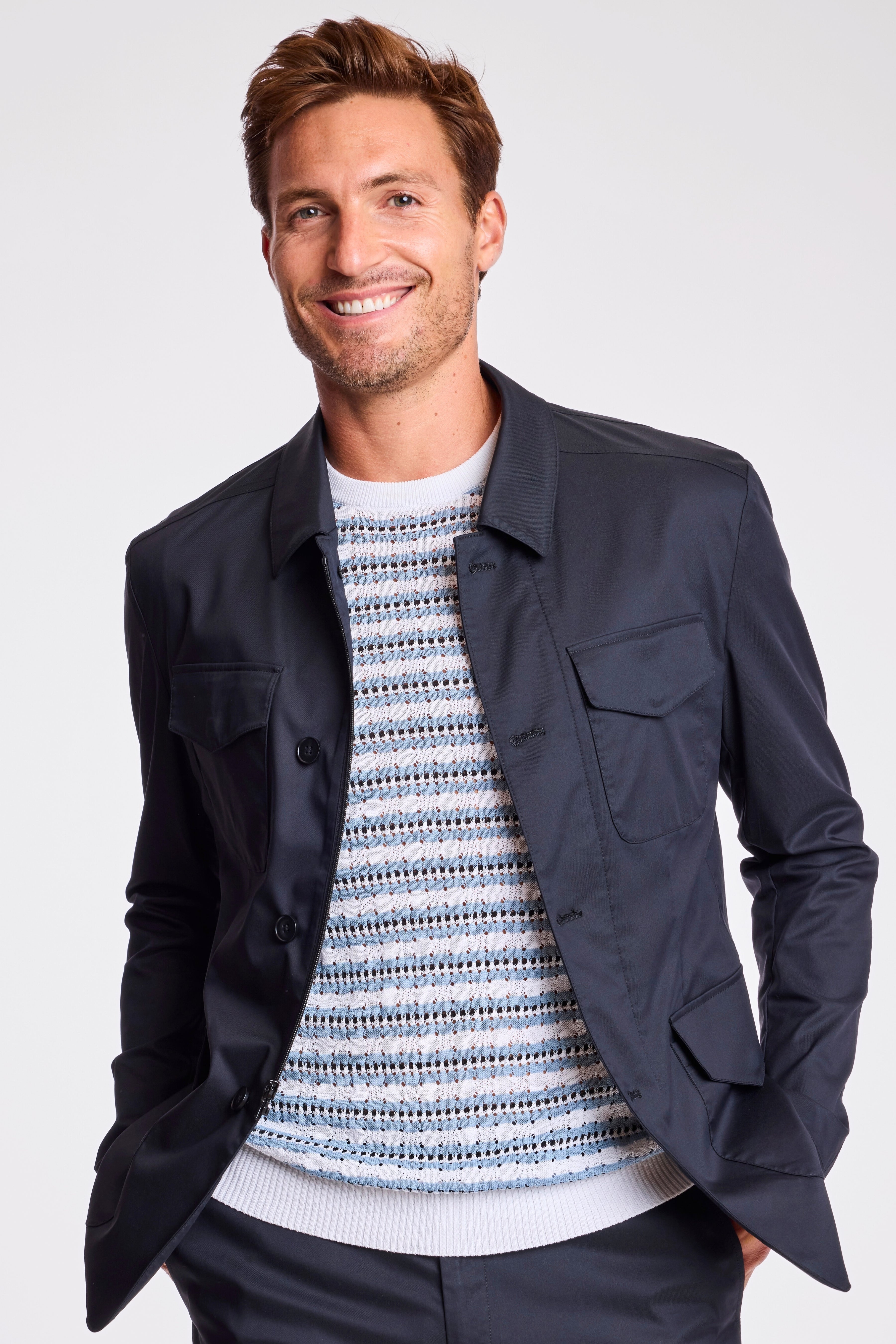 City 4 Pocket Jacket - Black Tech