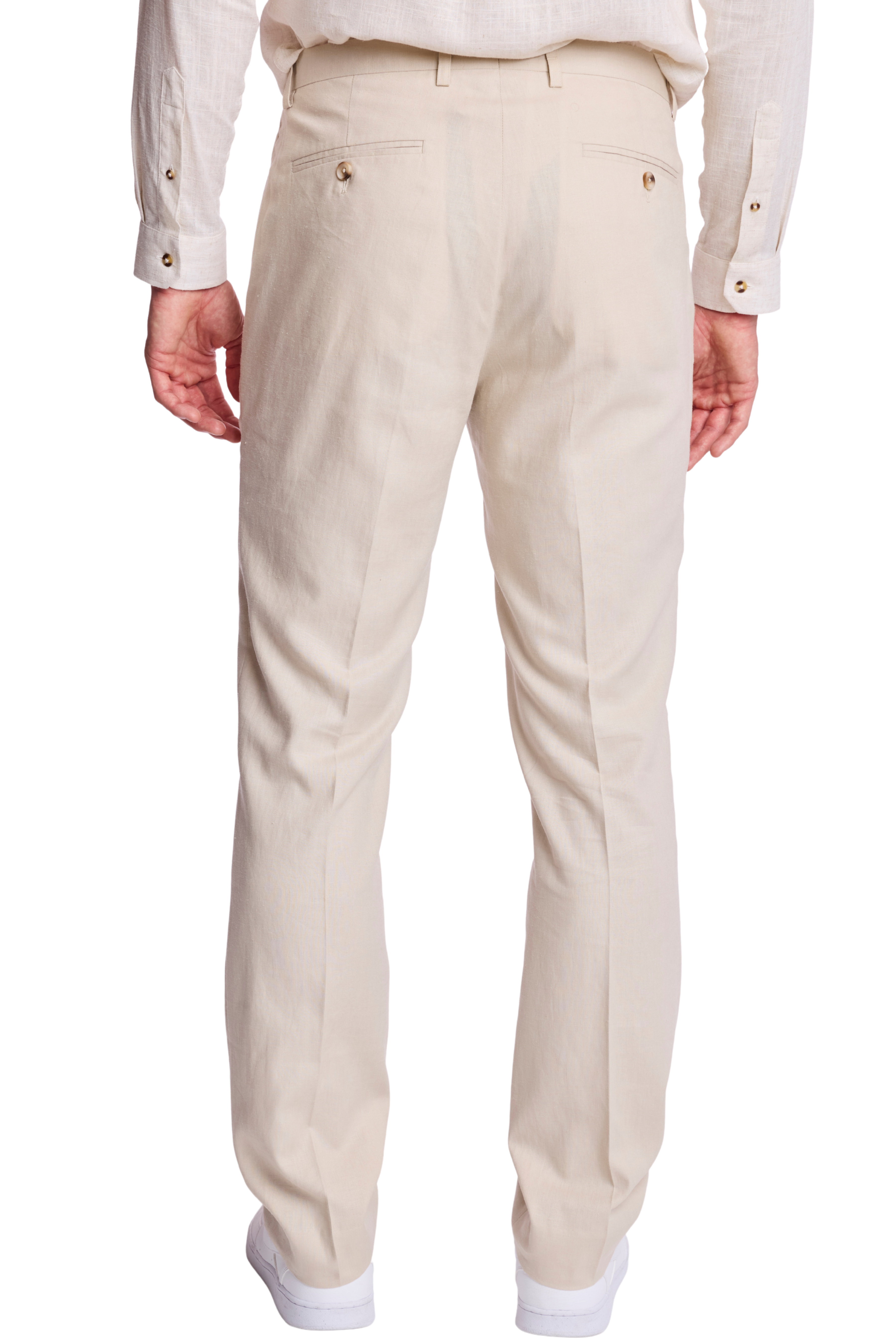 Downing Pants - slim - Tan Glaze Linen