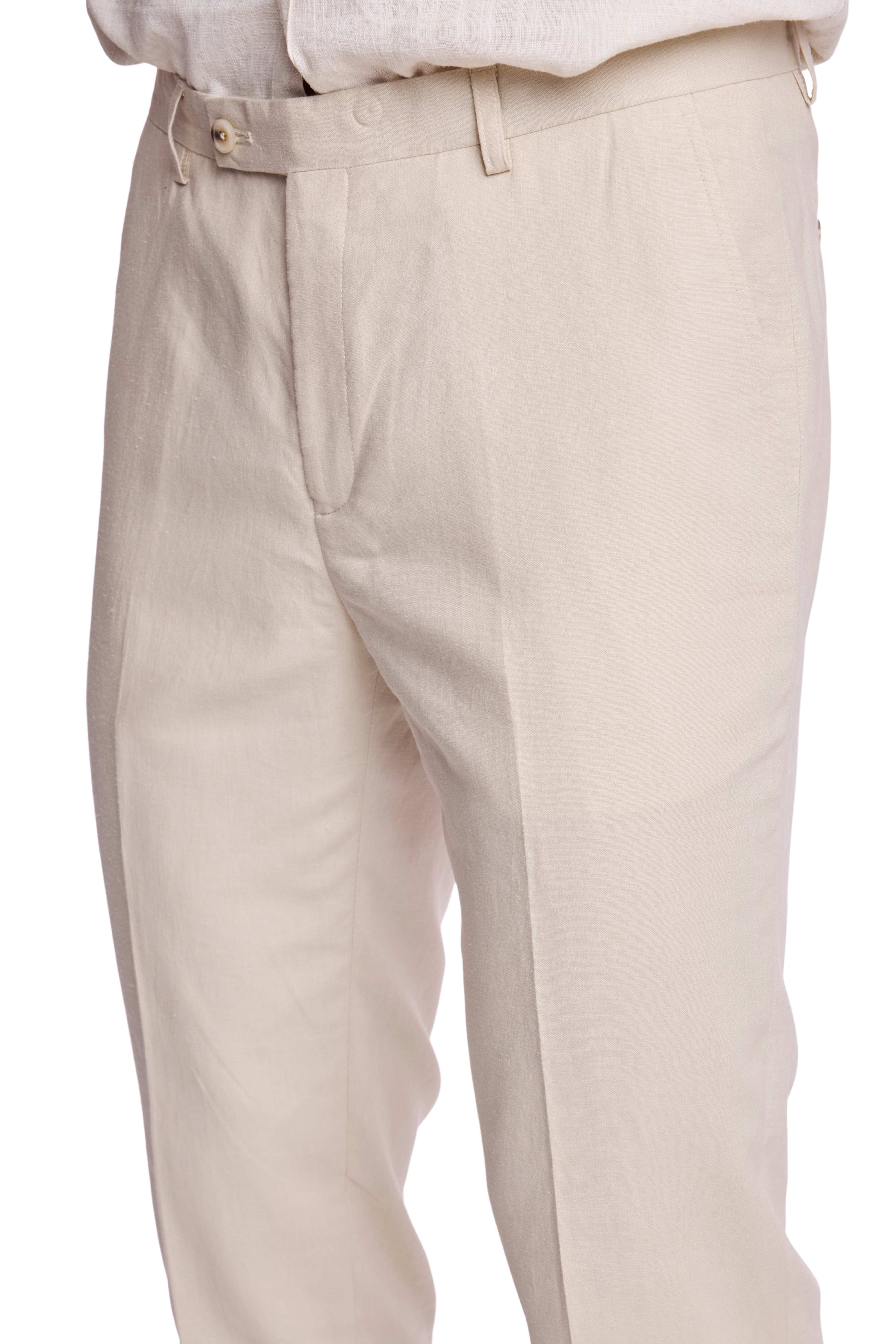 Downing Pants - slim - Tan Glaze Linen