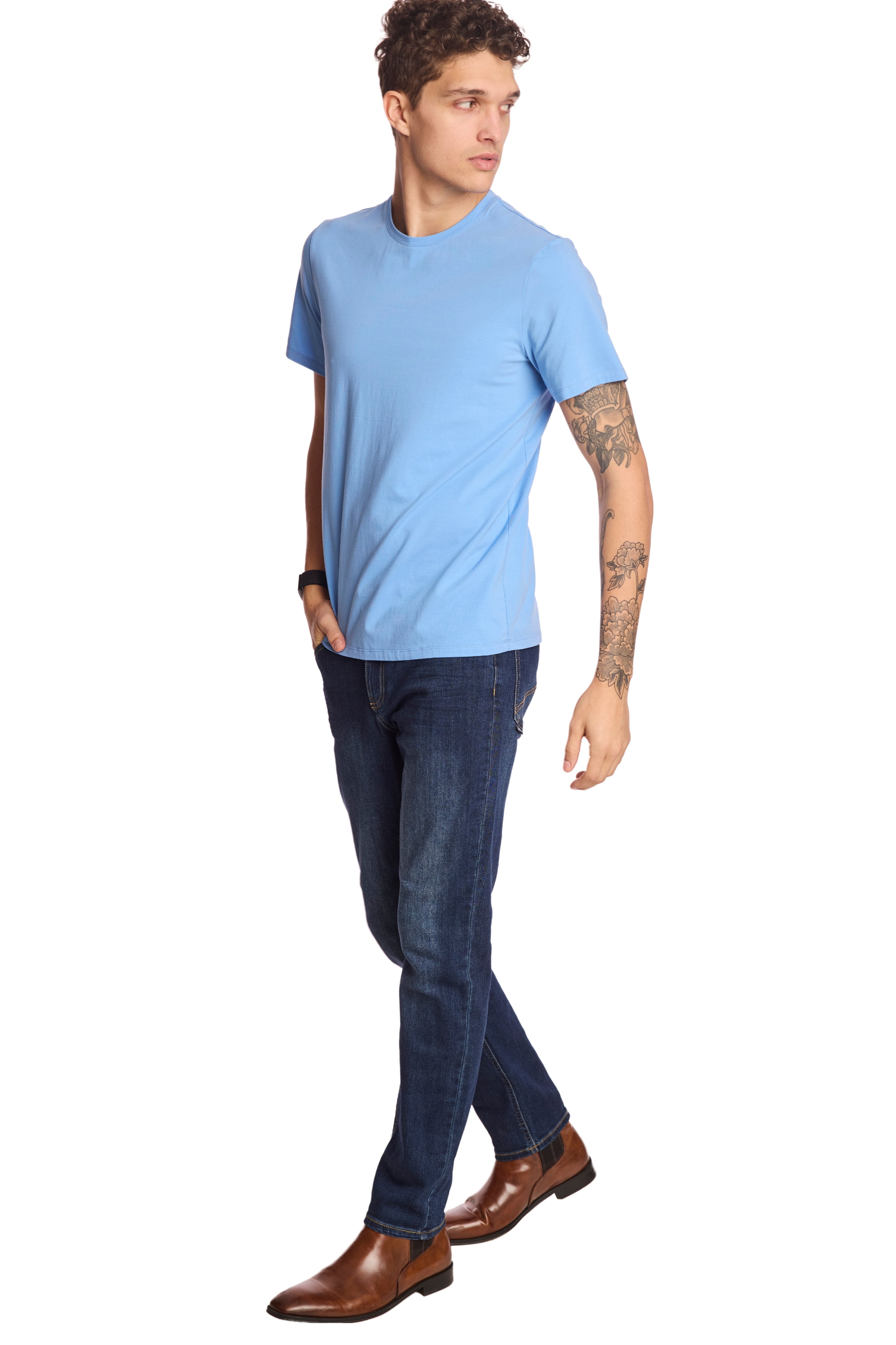 Lucas Crew T - Easy Blue