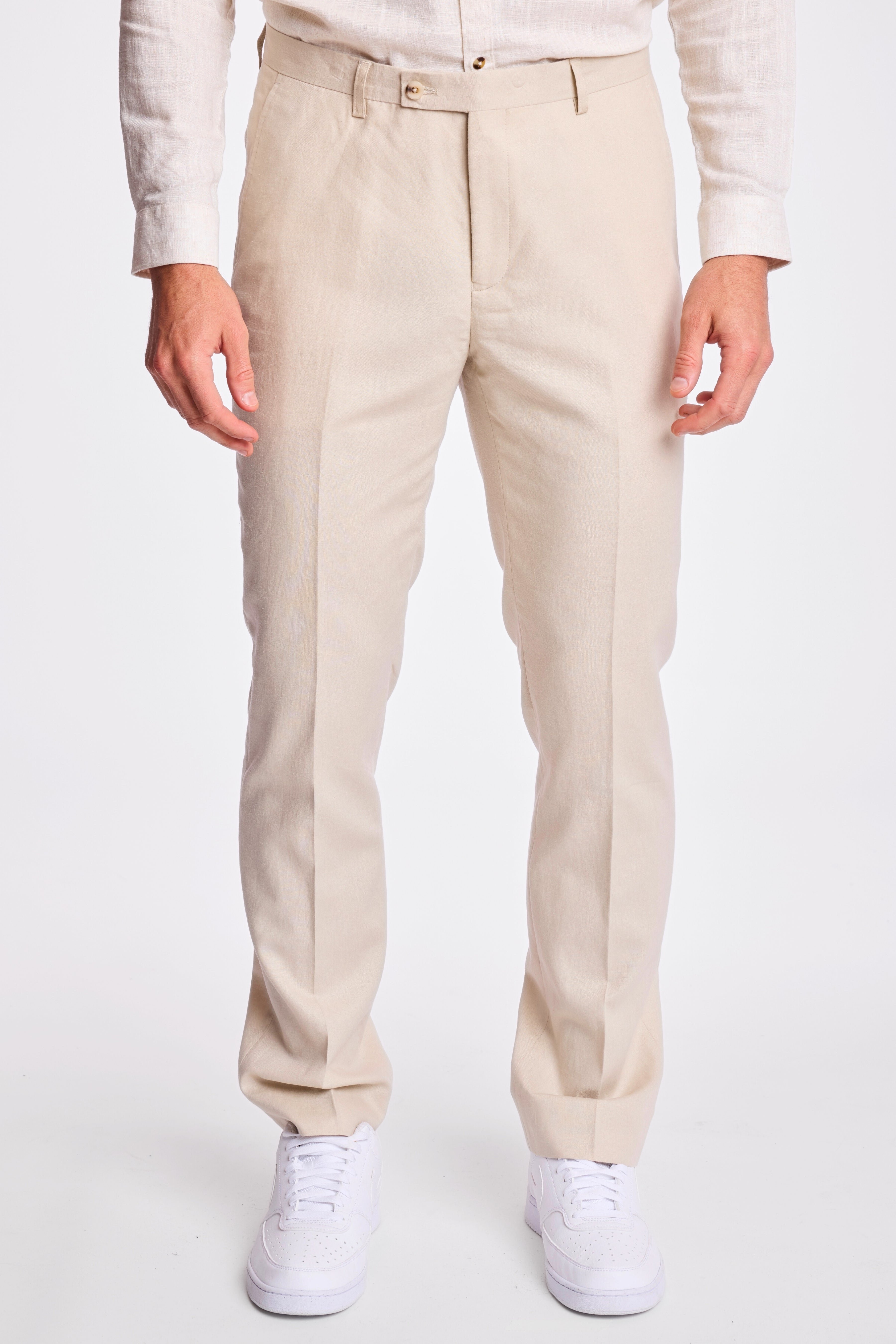 Downing Pants - slim - Tan Glaze Linen