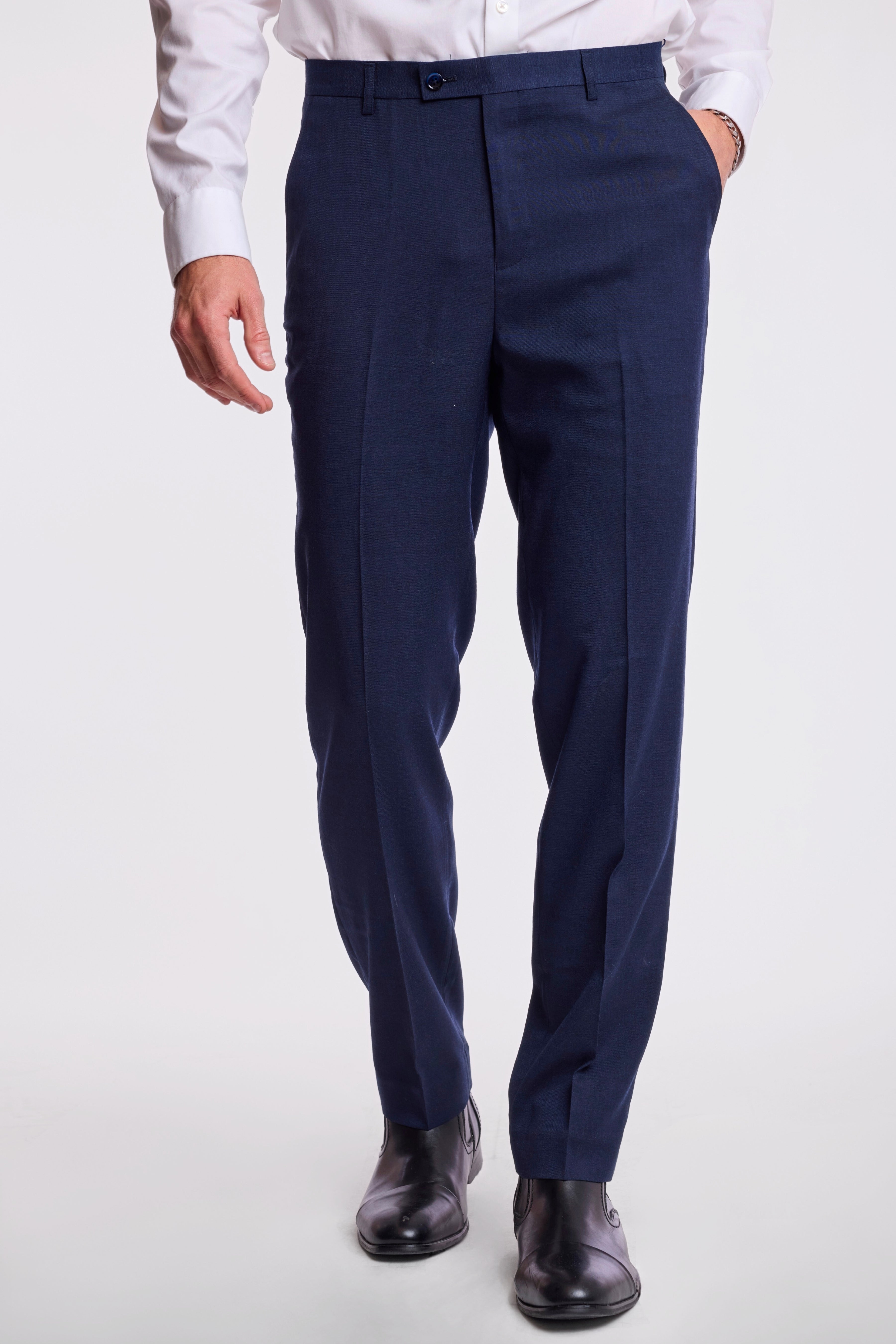 Modern Fit - Downing Pants - Naval Blue
