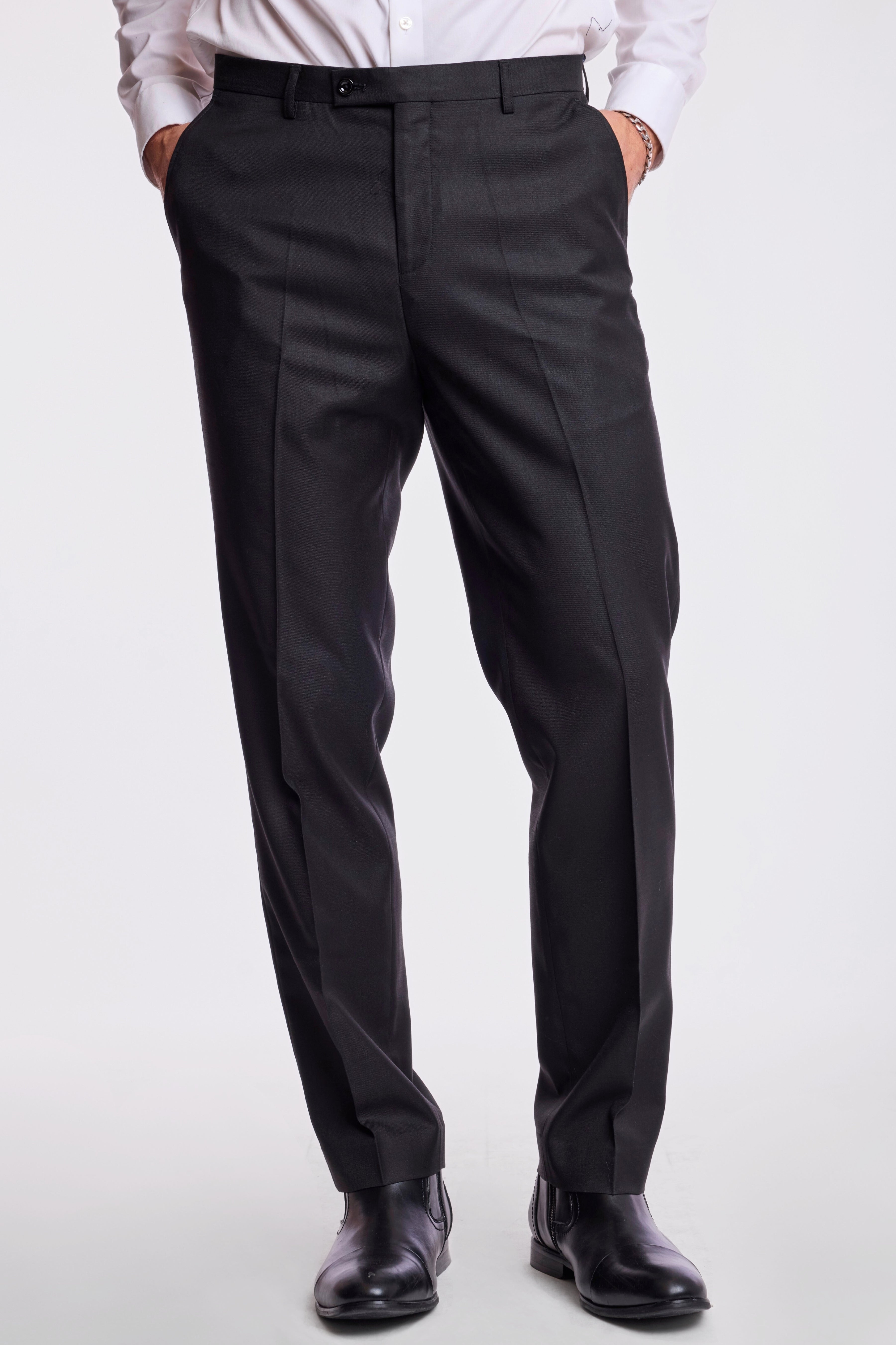 Modern Fit - Downing Pants - Soft Black Shark