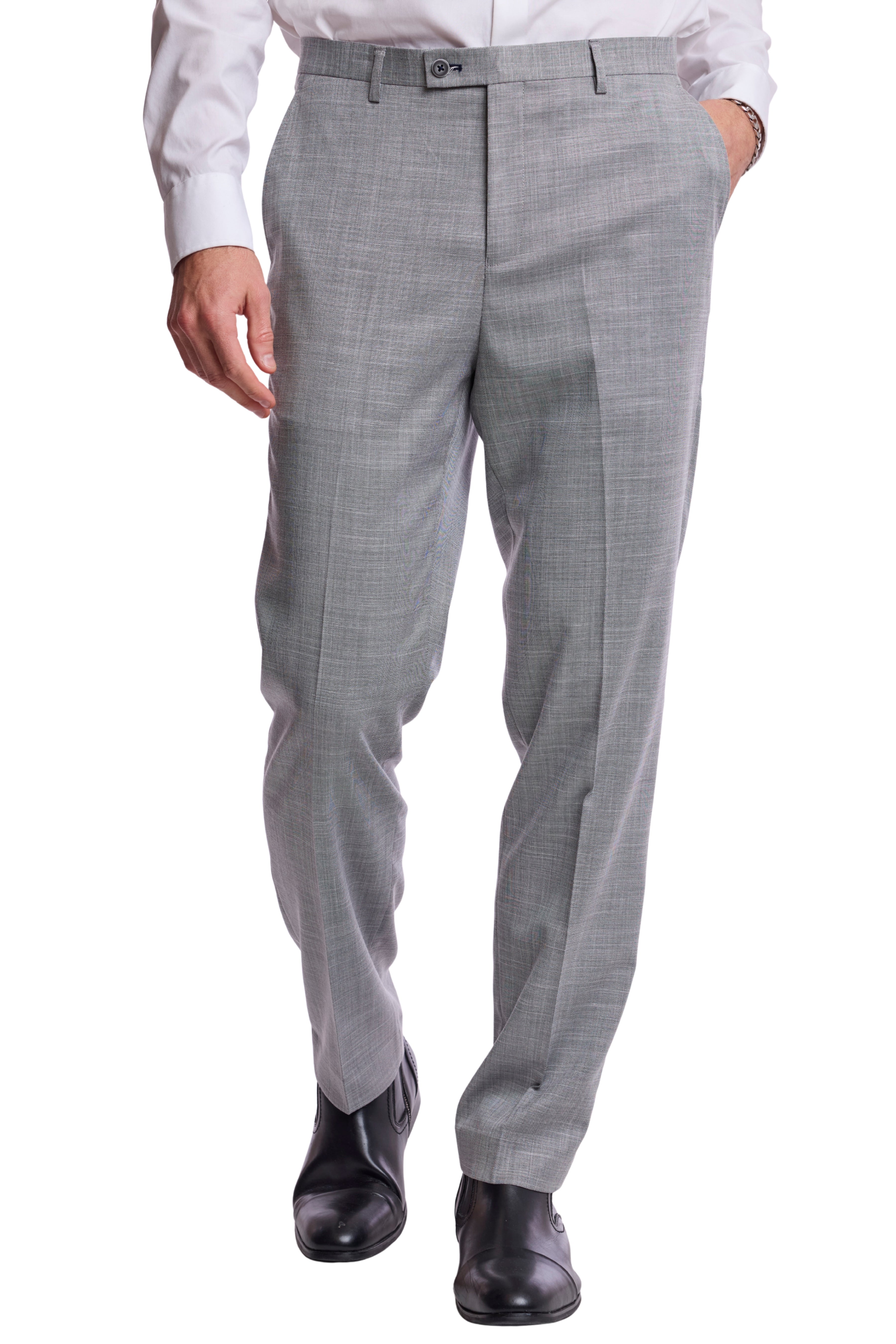 Modern Fit - Downing Pants - Light Grey Shark