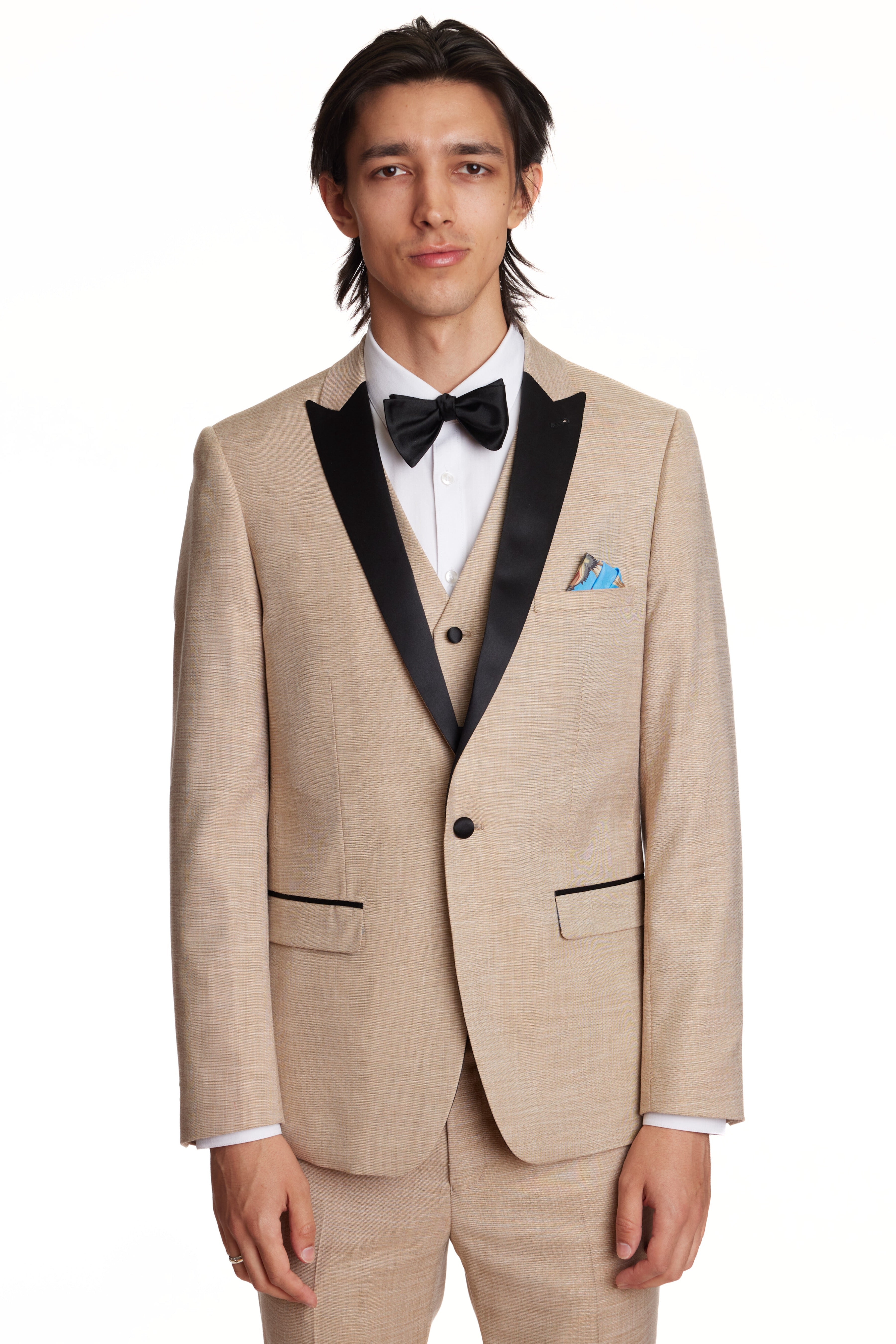 Grosvenor Peak Tux Jacket - slim - Camel Shark