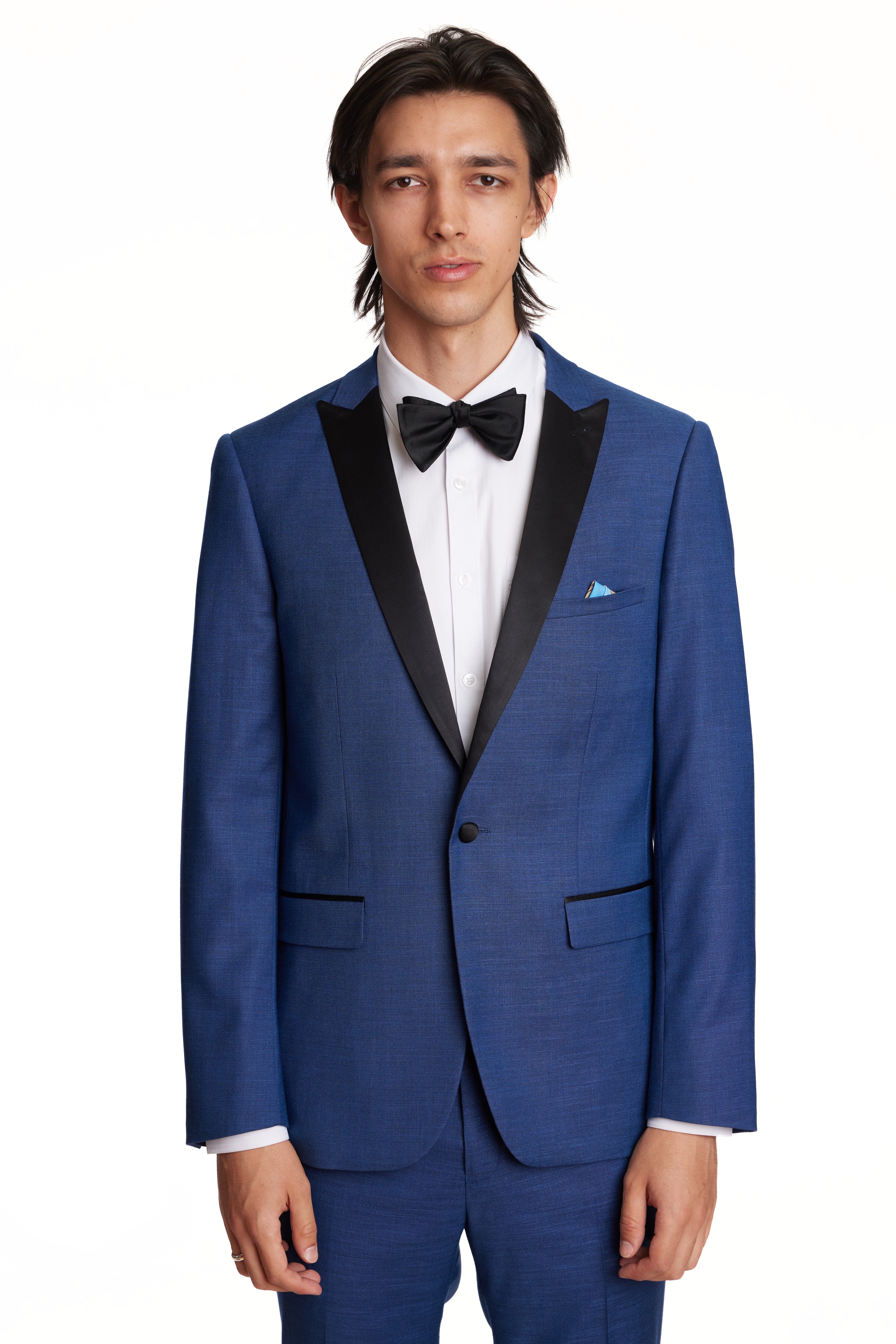 Grosvenor Peak Tux Jacket - slim - Dark Blue Shark