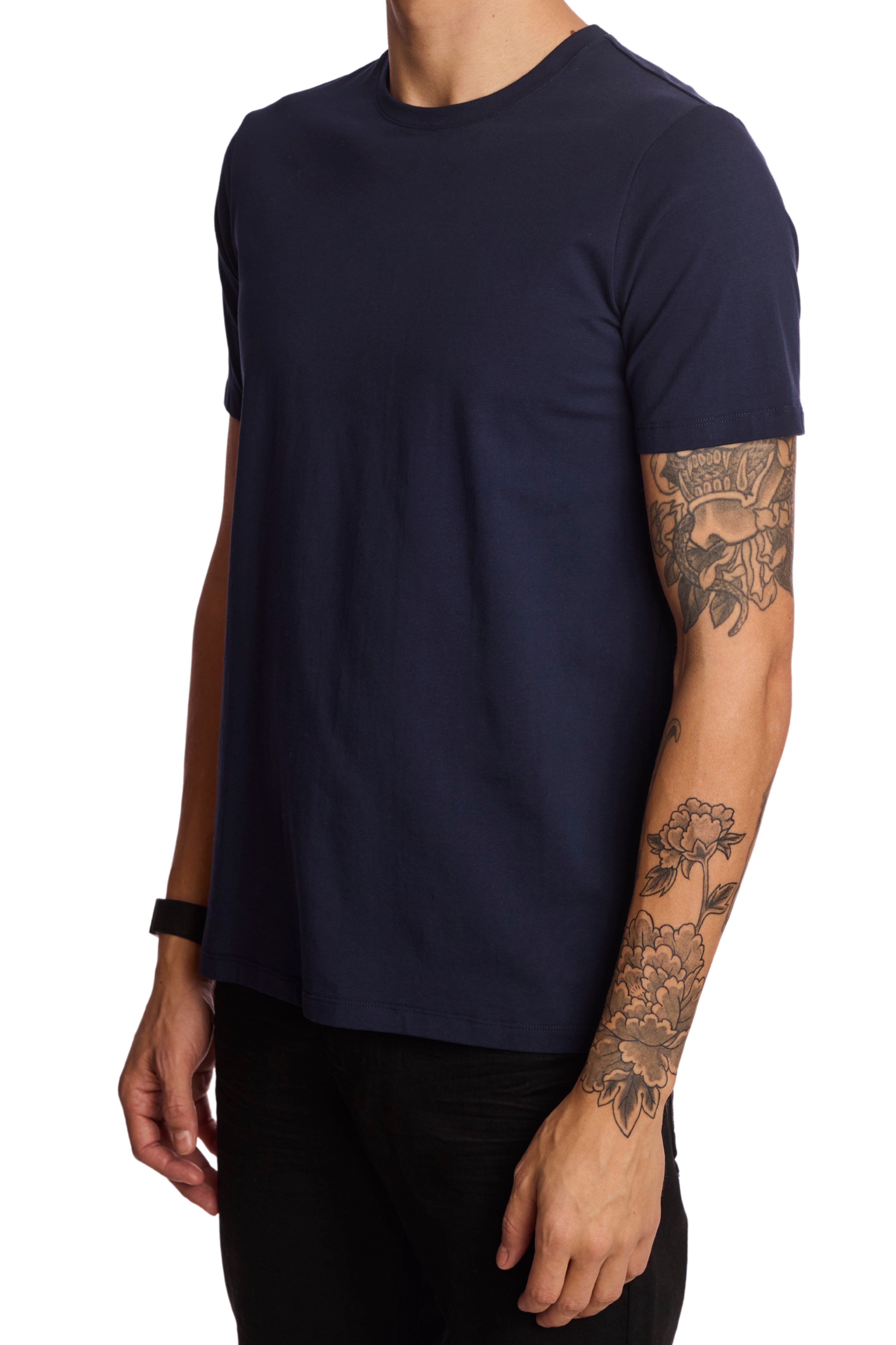 Lucas Crew T-shirt - Navy Blue