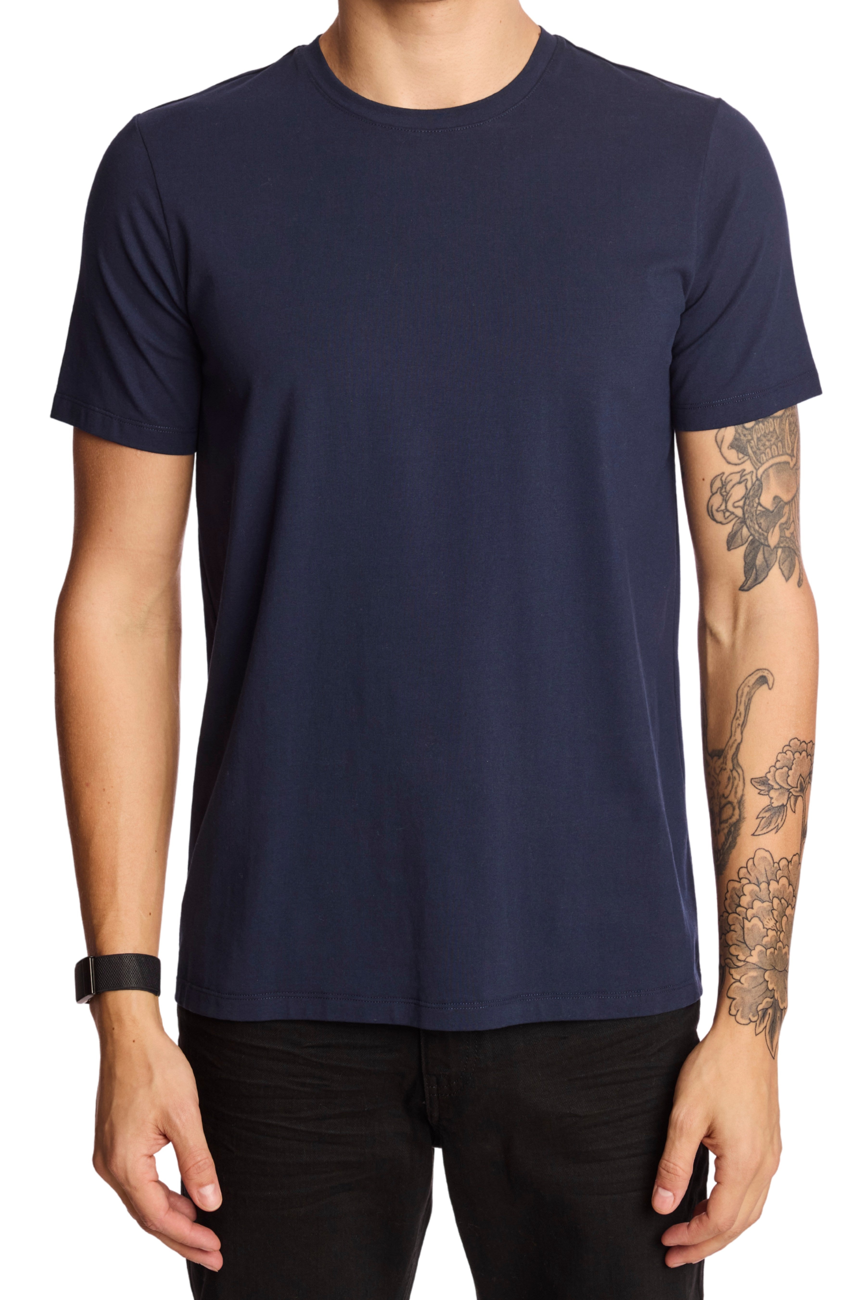Lucas Crew T-shirt - Navy Blue
