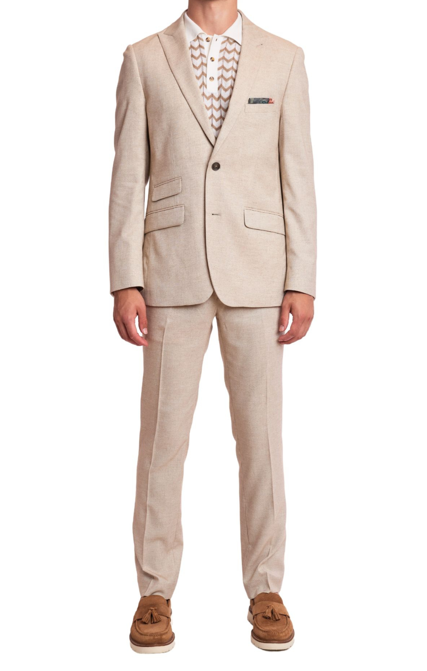 Ashton Peak Jacket - slim - Natural Beige
