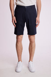  Felix Shorts - slim - Navy Linen