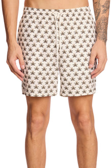  Gilligan Swim Trunks - White Bees