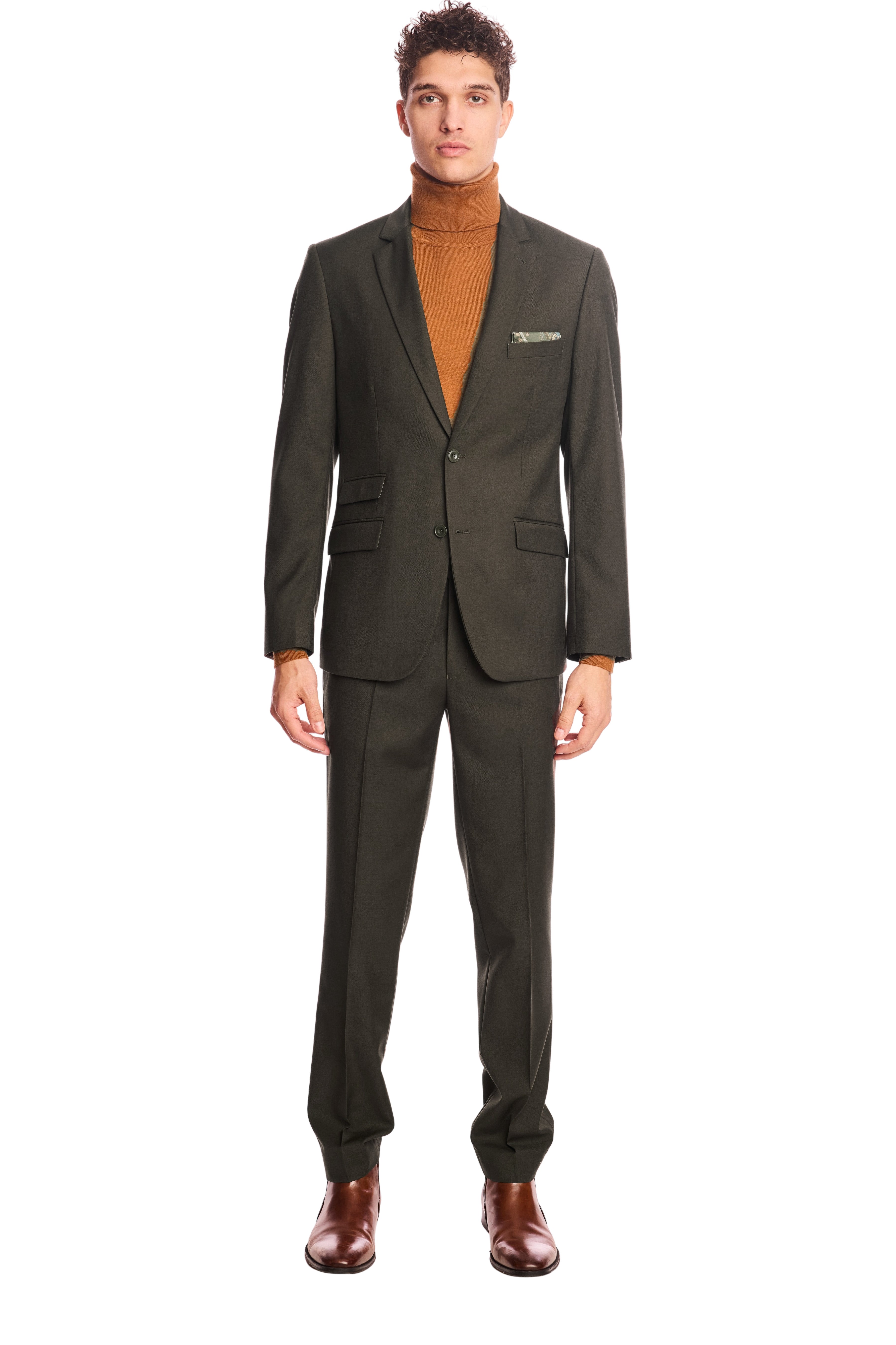 Downing pants - slim - Dark Army Green