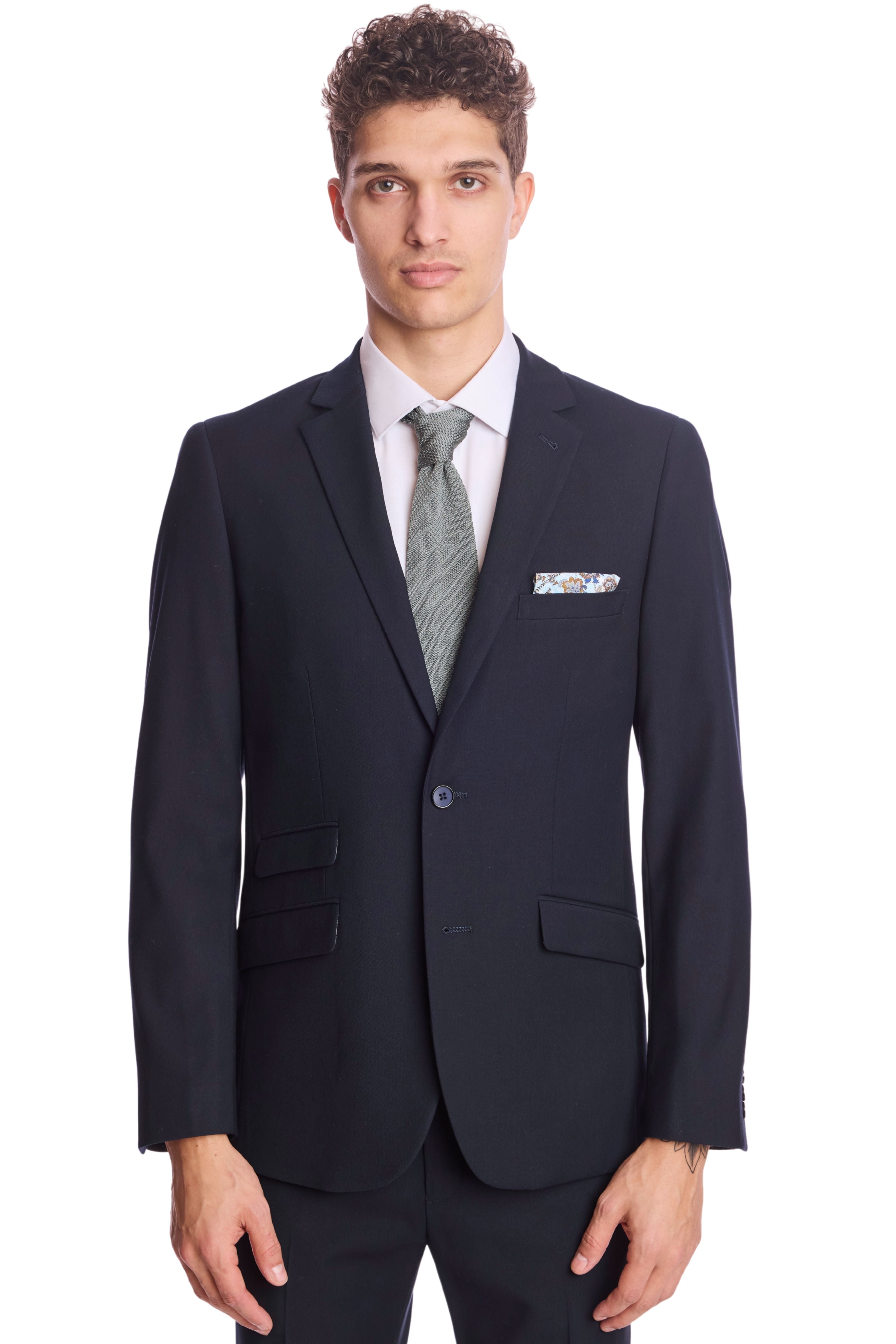 Dover Notch Jacket - slim - Navy Blues