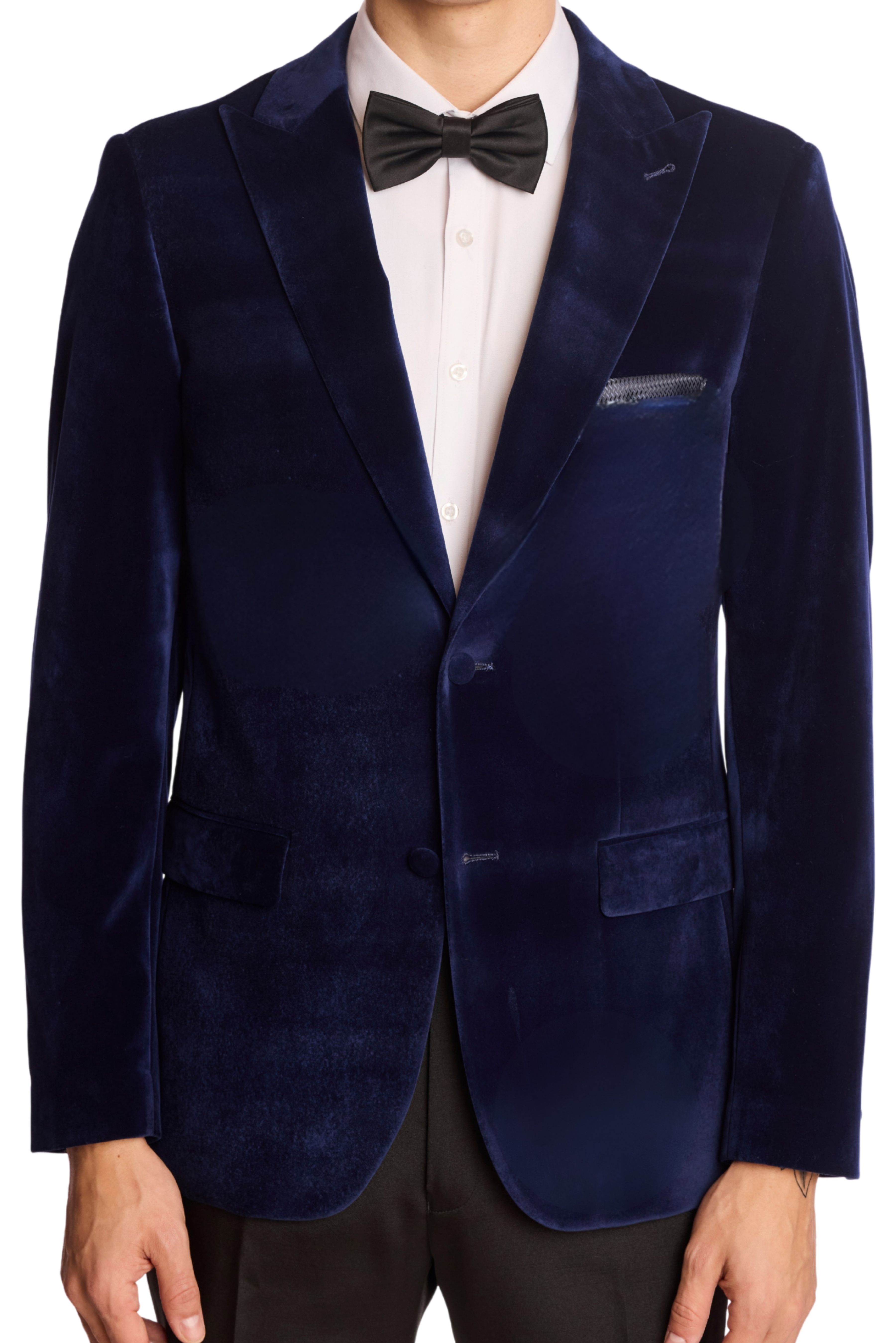 Kyle Big Peak Tux Jacket - slim - Dusk Velvet