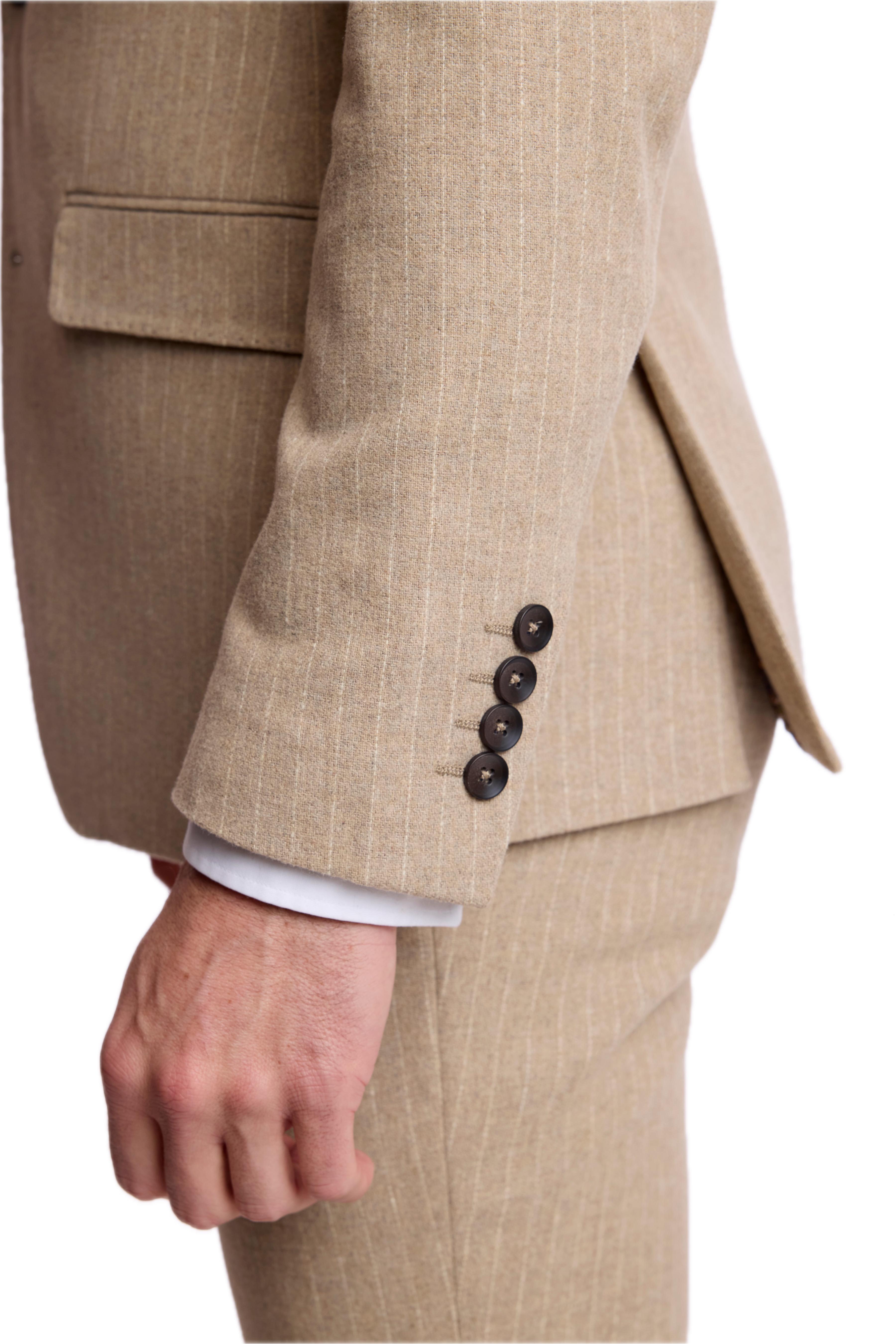 Ashton Peak Jacket - slim - Harvest Tan Pinstripe