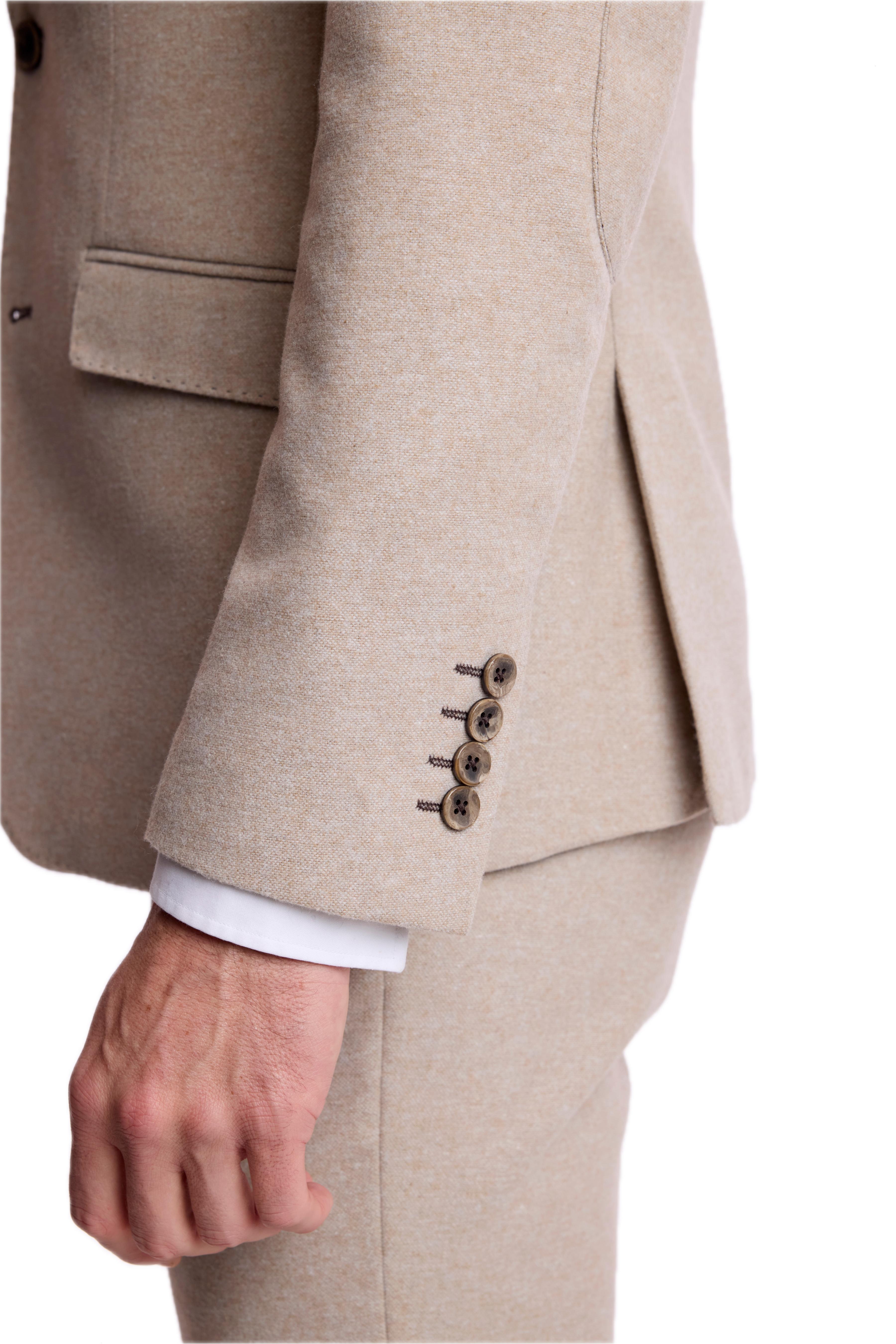 Dover Notch Jacket - slim - Latte