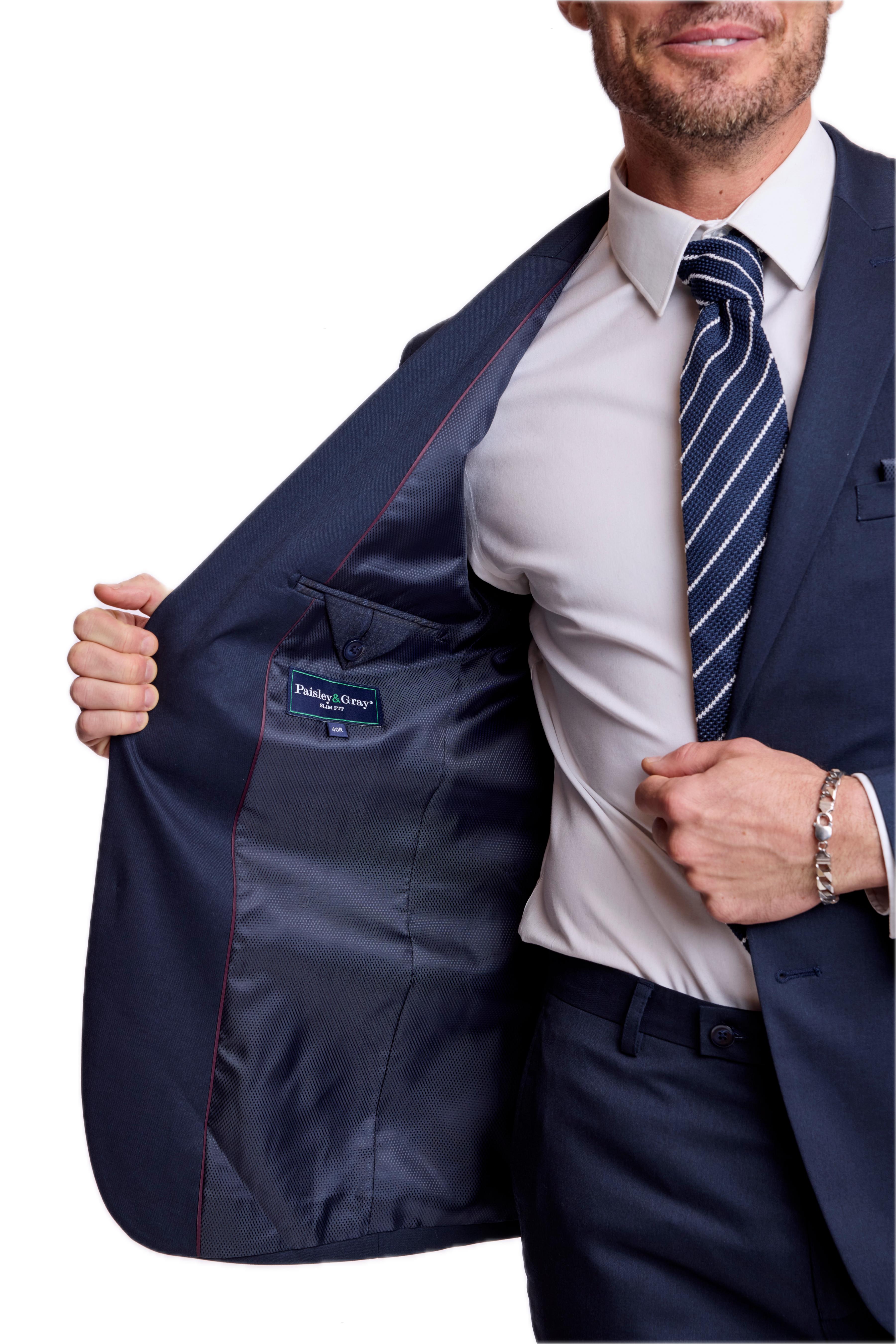 Ashton Peak Jacket - slim - Solid Navy