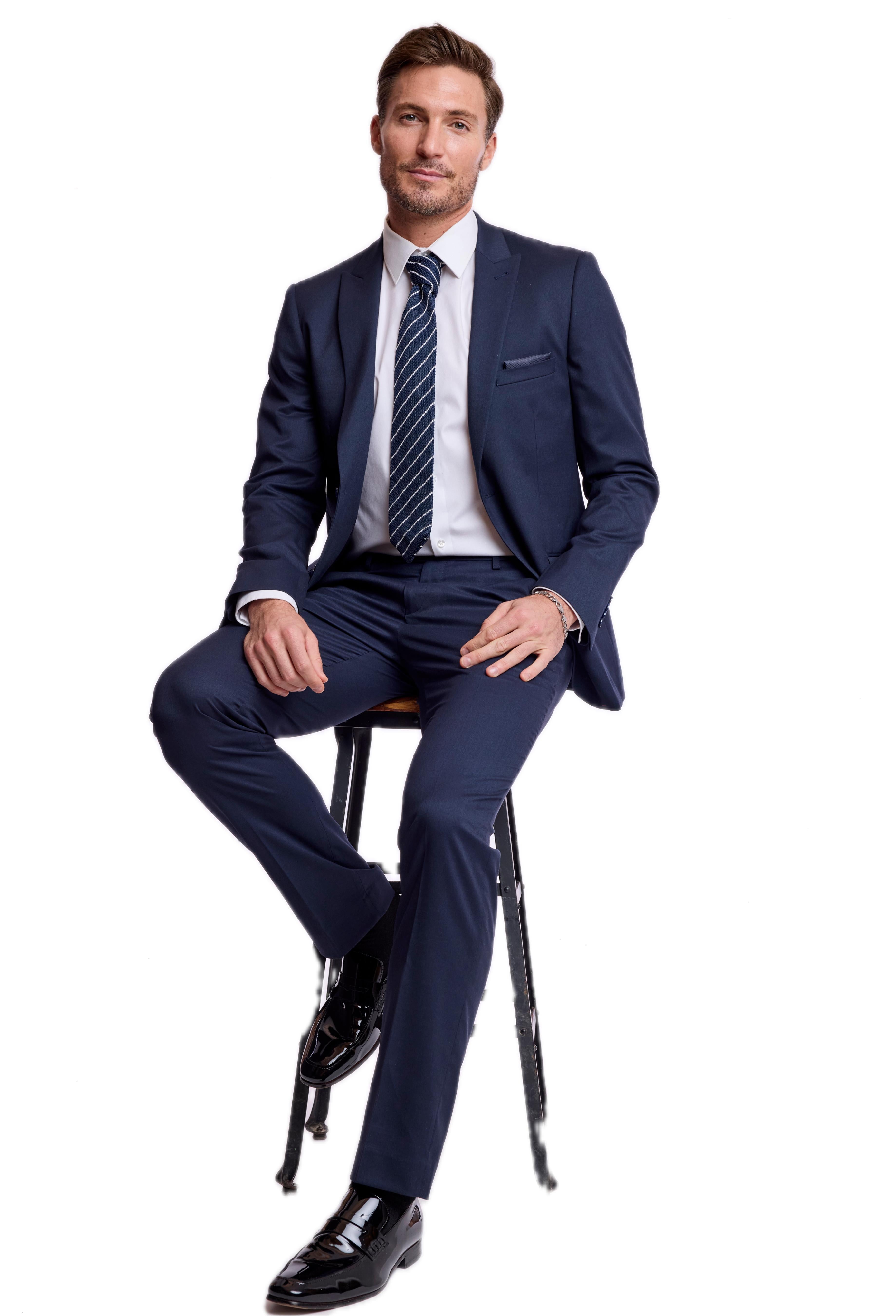 Ashton Peak Jacket - slim - Solid Navy