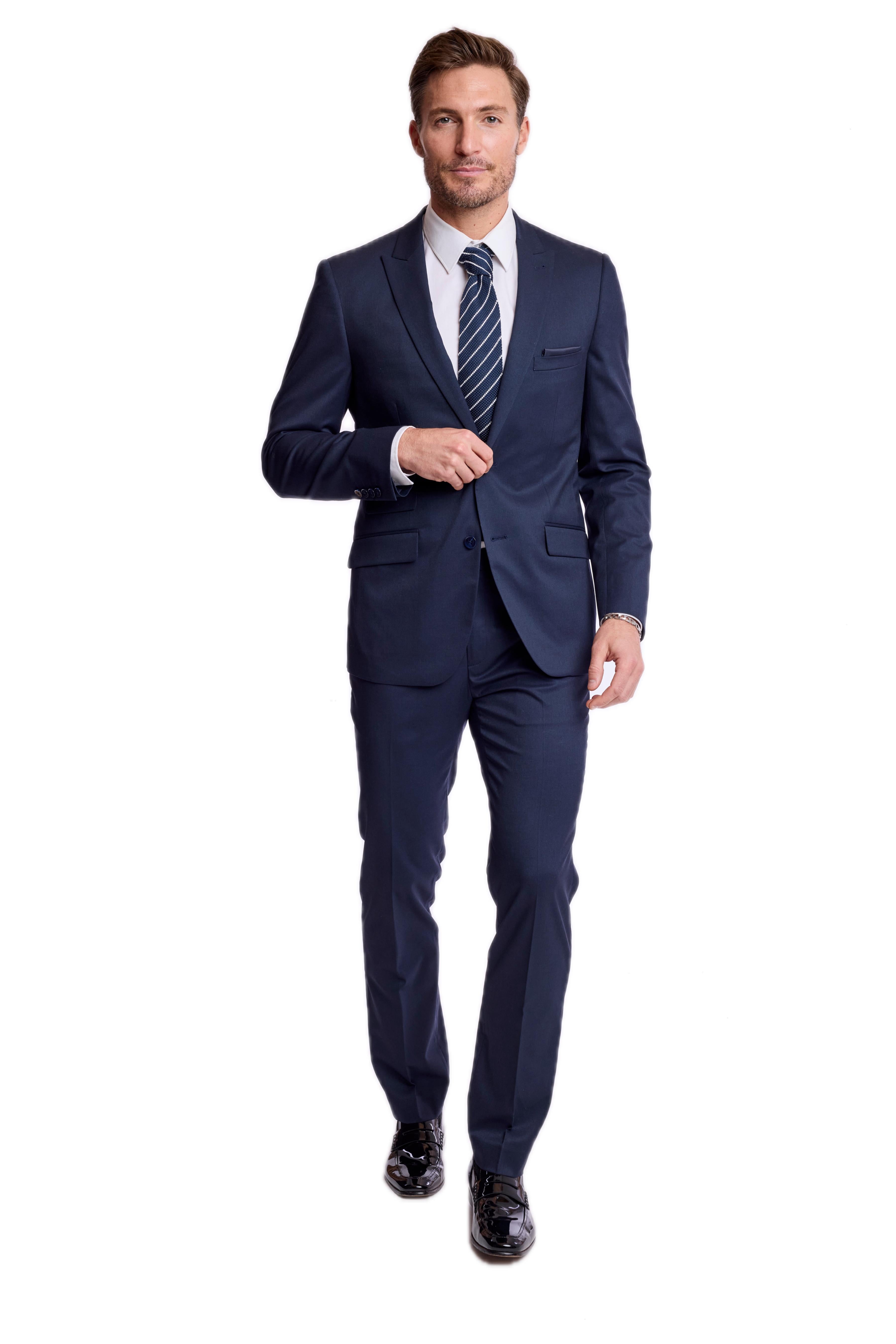 Ashton Peak Jacket - slim - Solid Navy