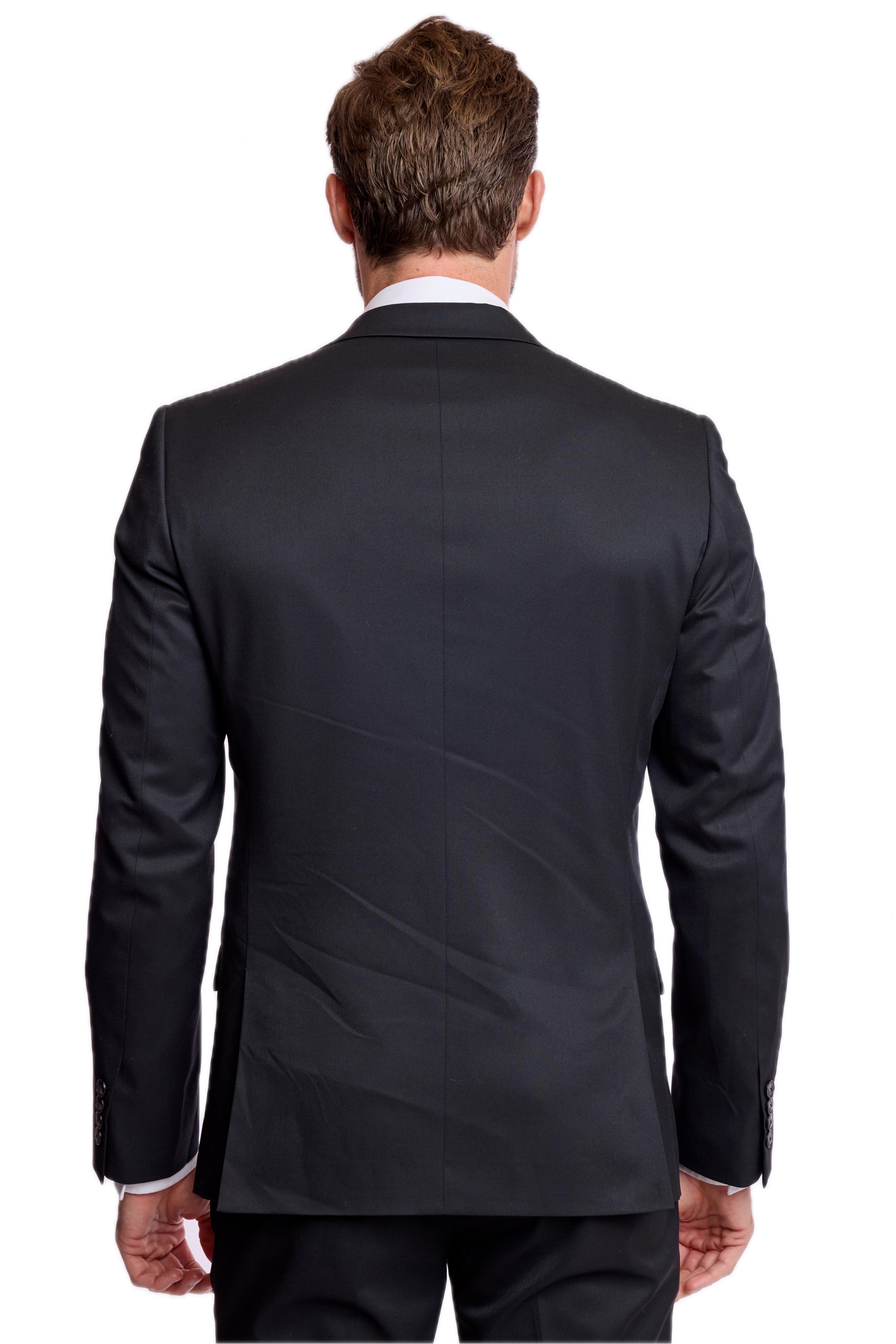 Dover Notch Jacket - slim - Solid Black