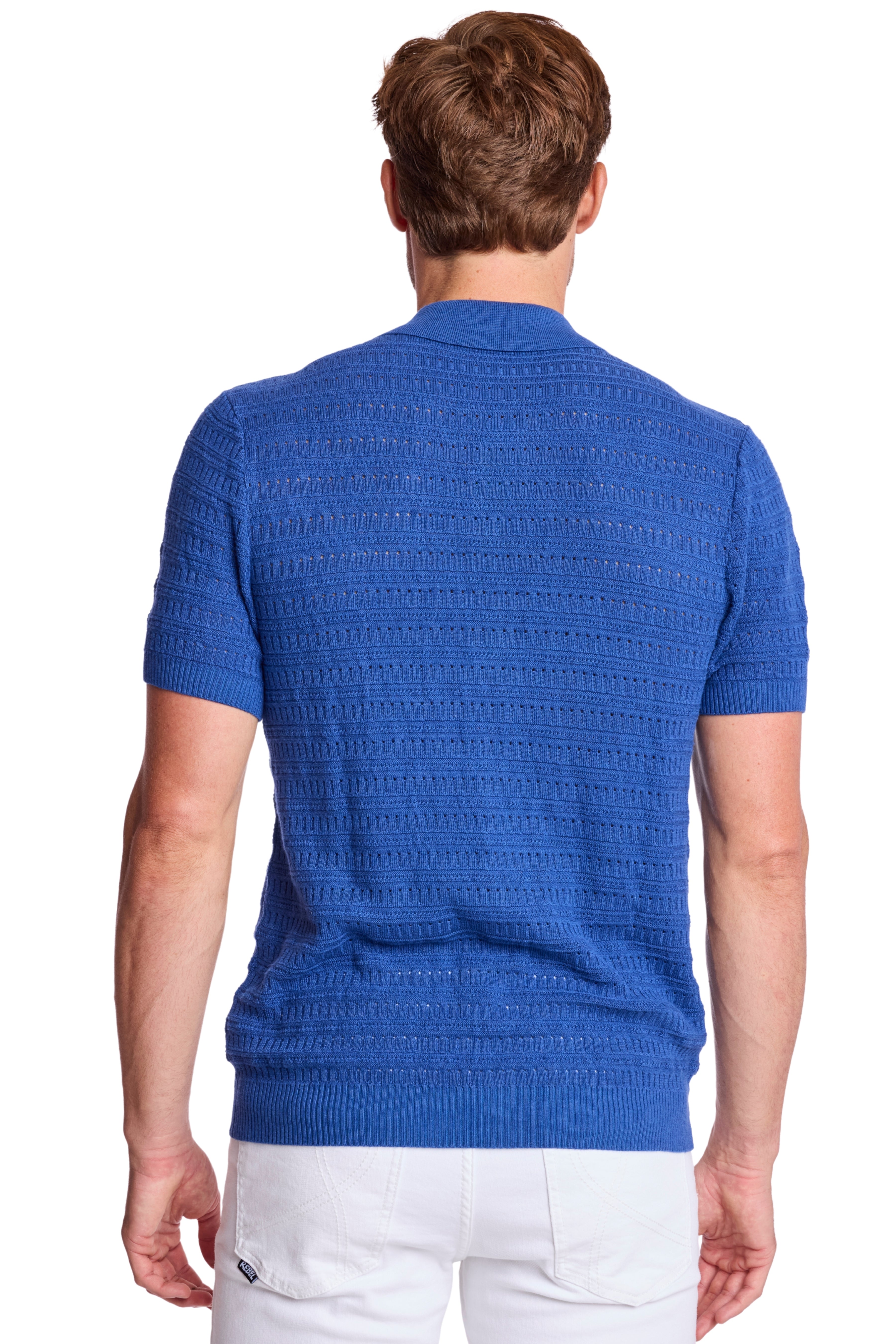 Full Placket Polo - Deep Dusty Blue