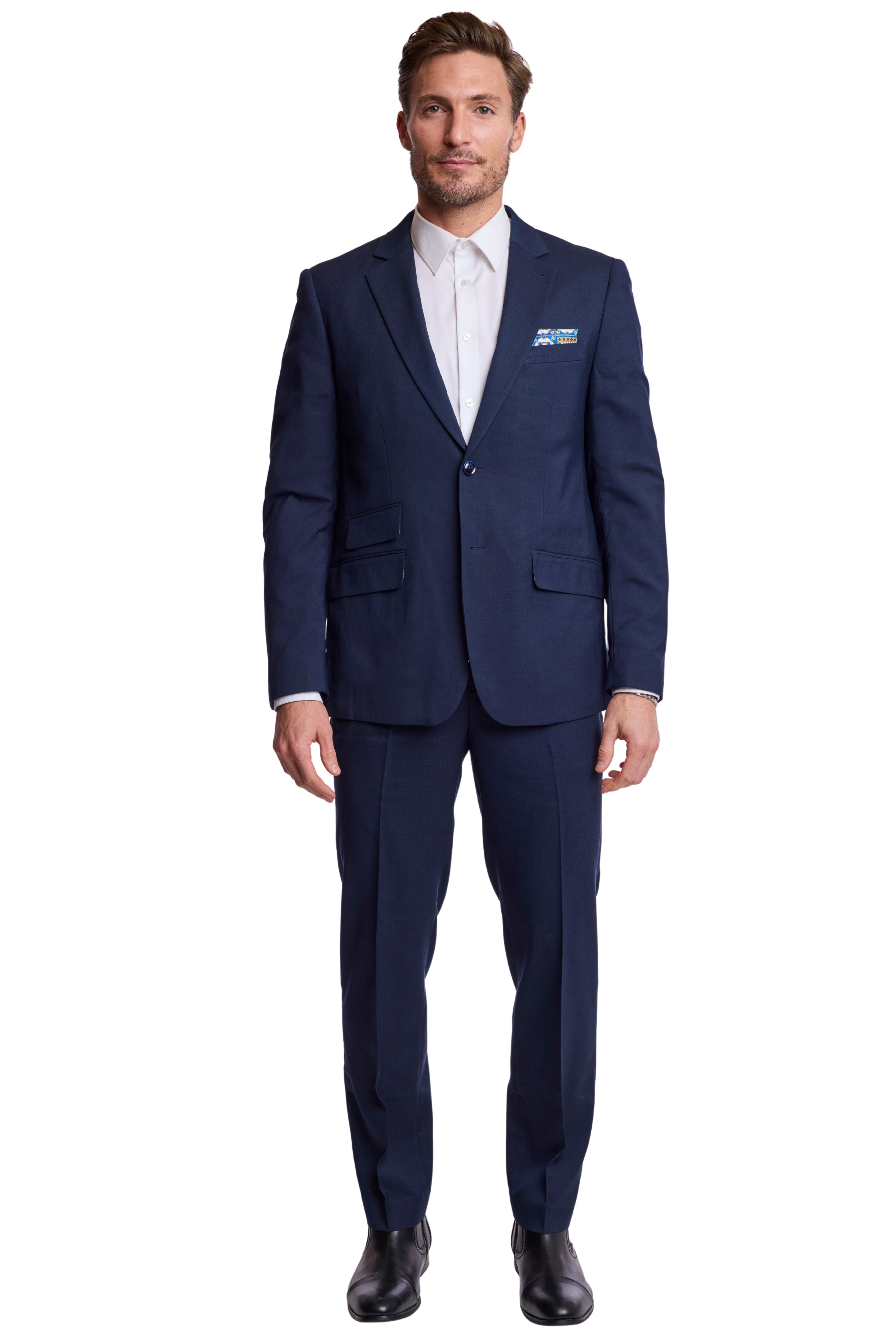 Modern Fit - Dover Notch Jacket - Naval Blue