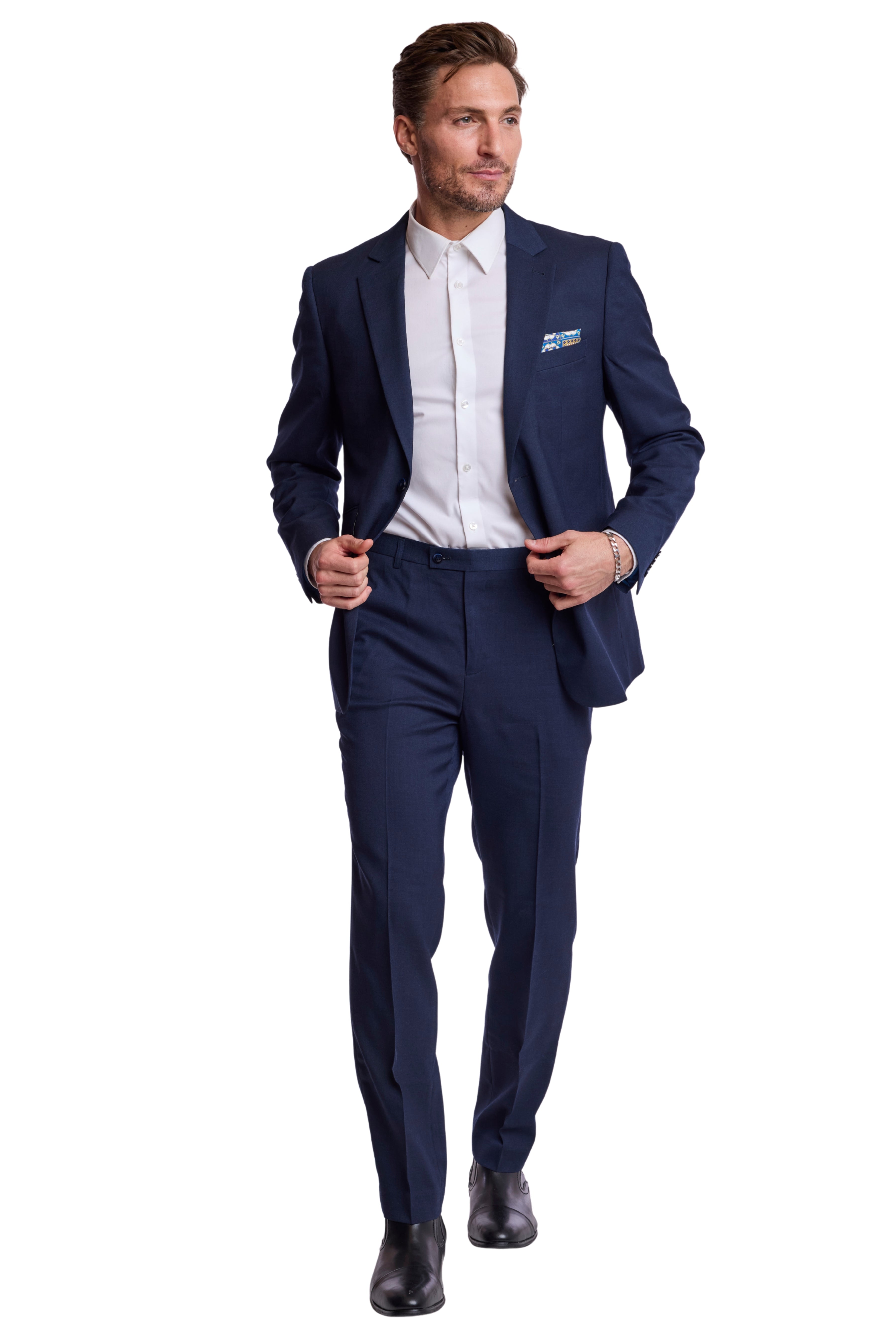 Modern Fit - Dover Notch Jacket - Naval Blue