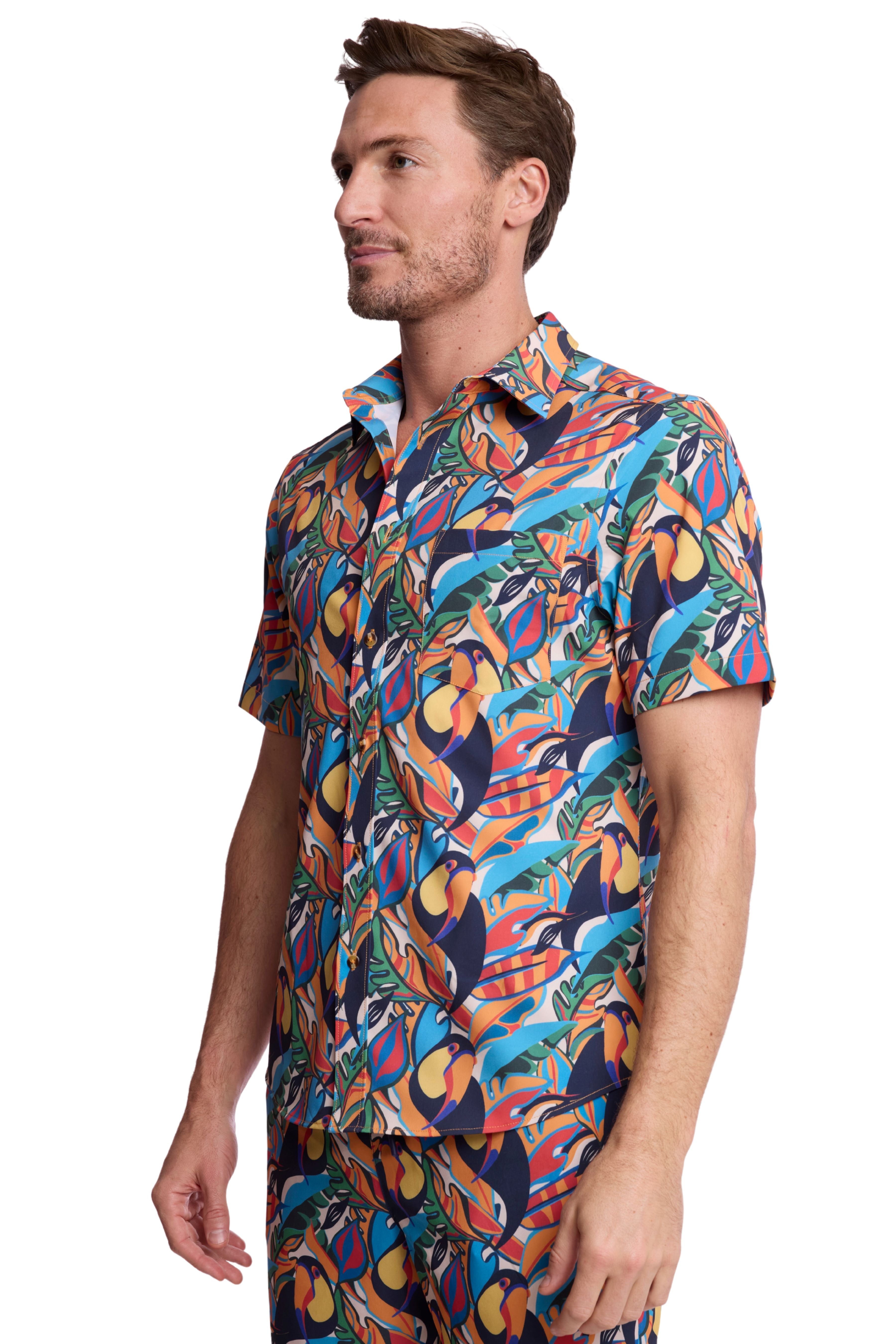 Gilby Swim Shirt - Toucan Multi