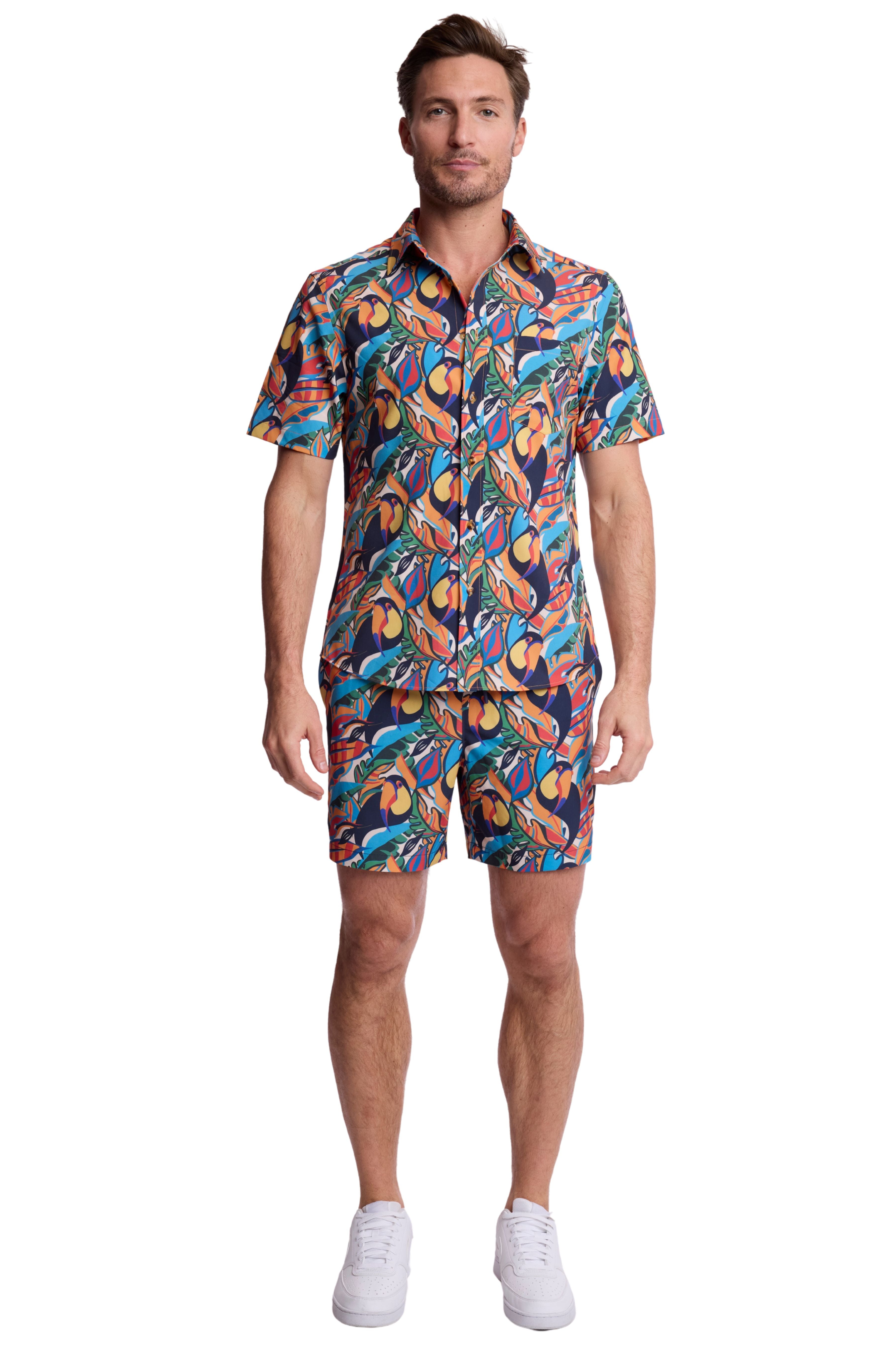 Gilby Swim Shirt - Toucan Multi