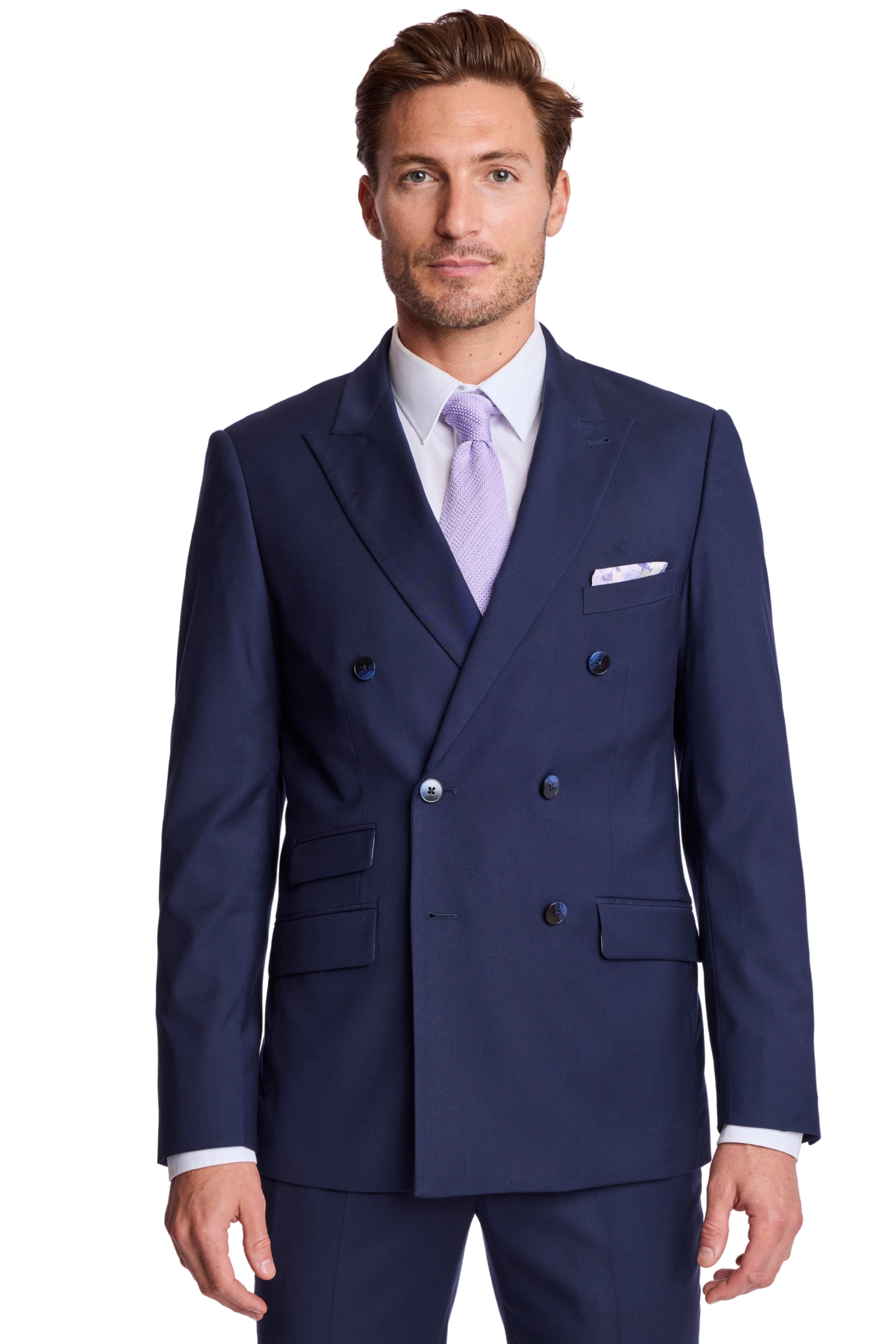 Soho Peak DB Jacket - slim - Solid Navy