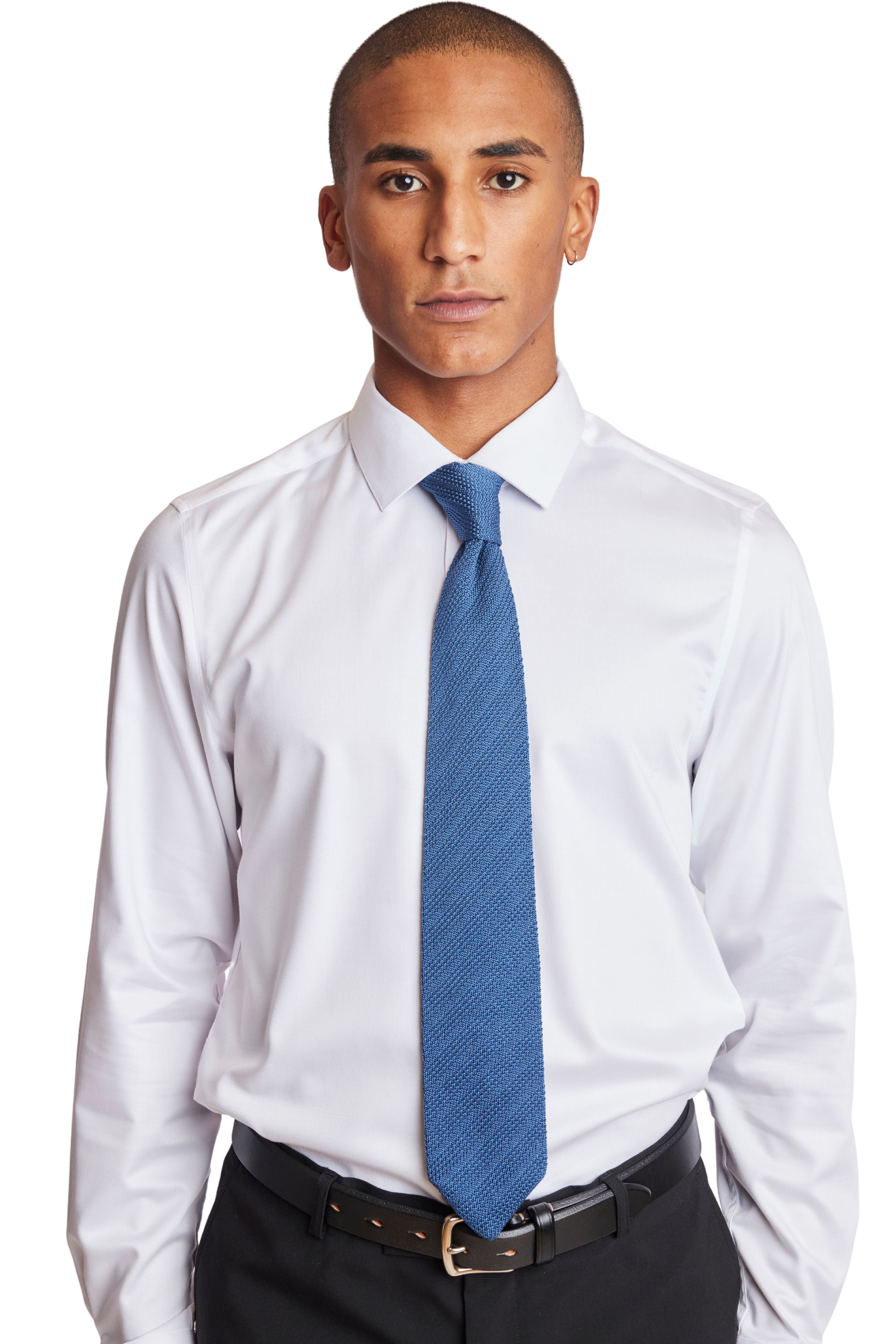 Stanley Knit Tie - Arctic Blue