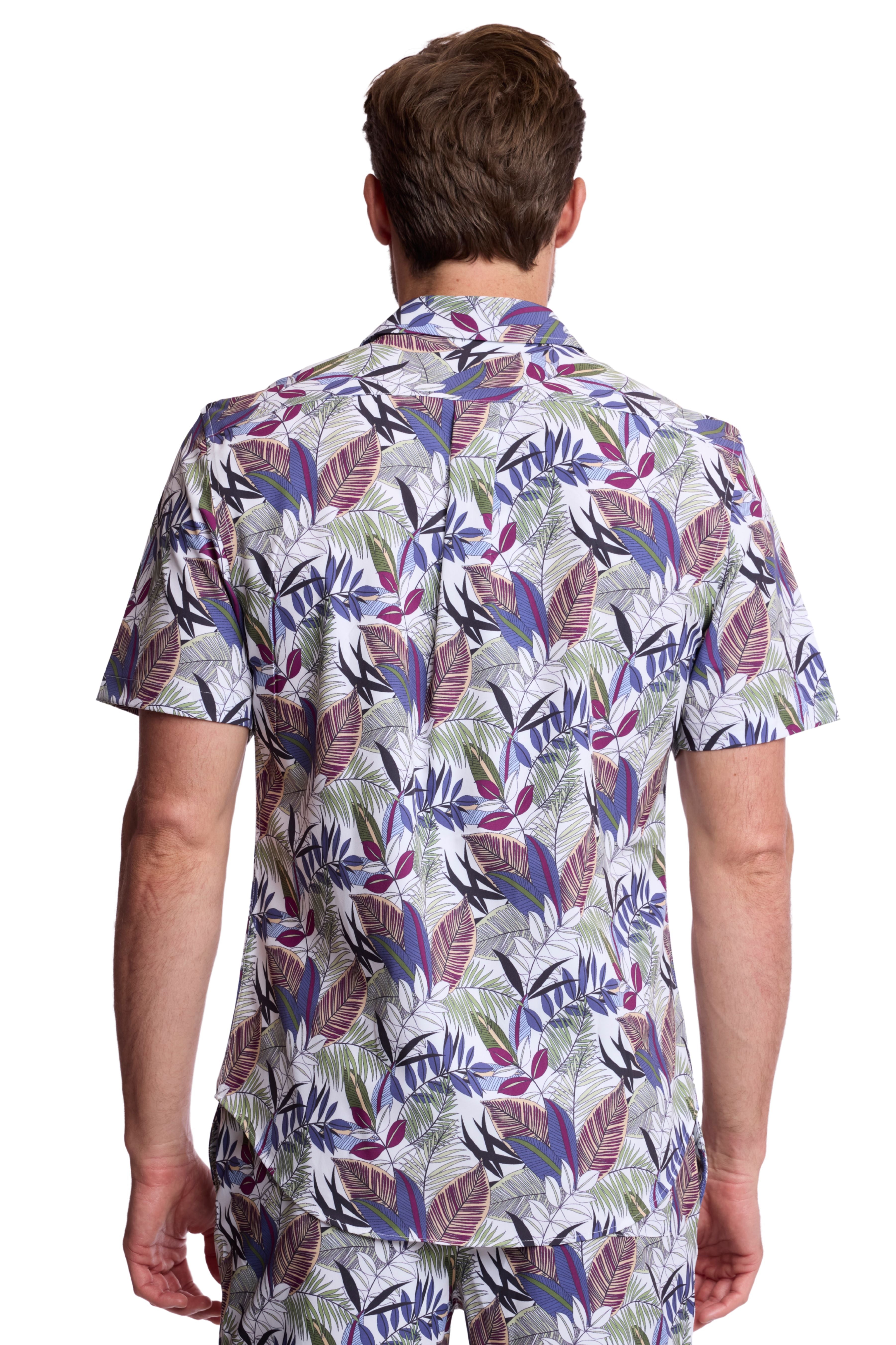 Gilby Swim Shirt - Multi Leaf