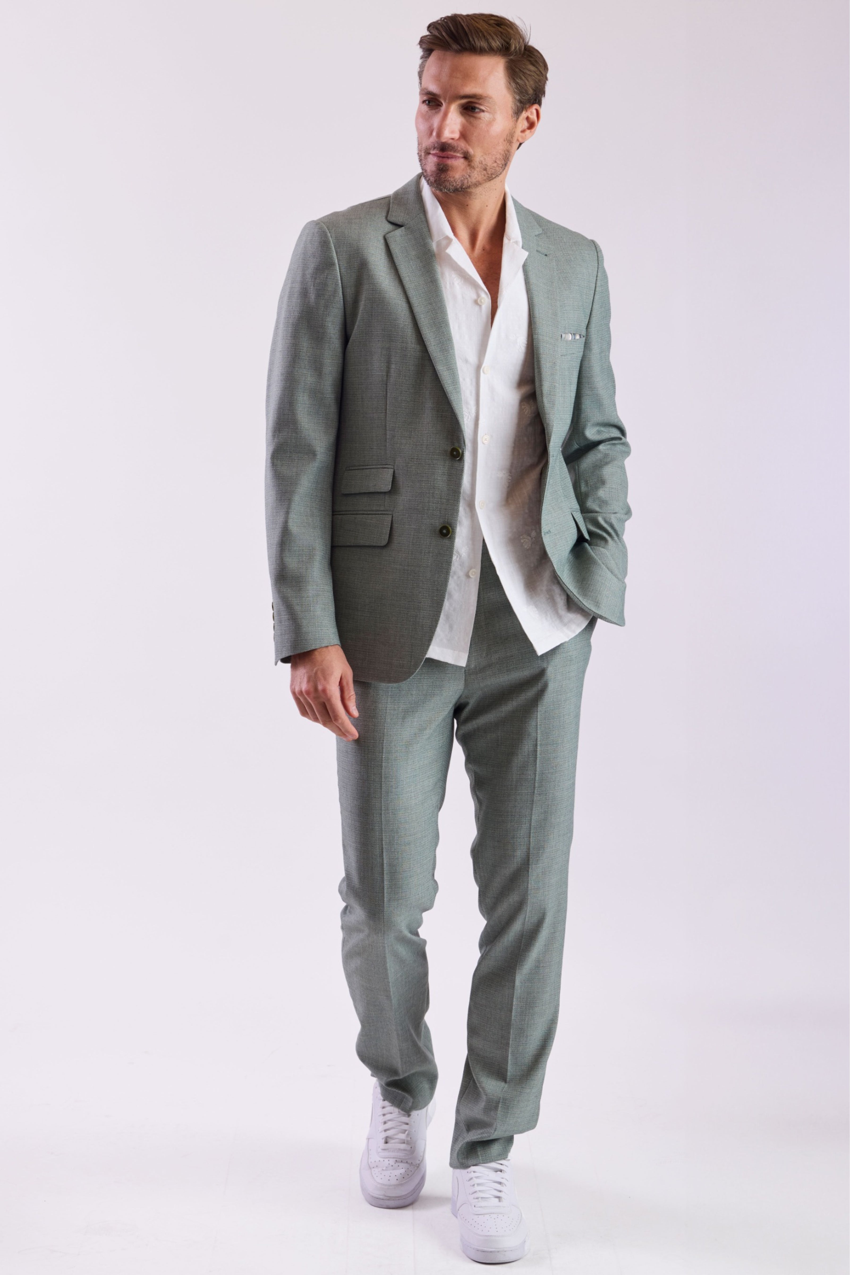 Dover Notch Jacket - slim - Minted Sage