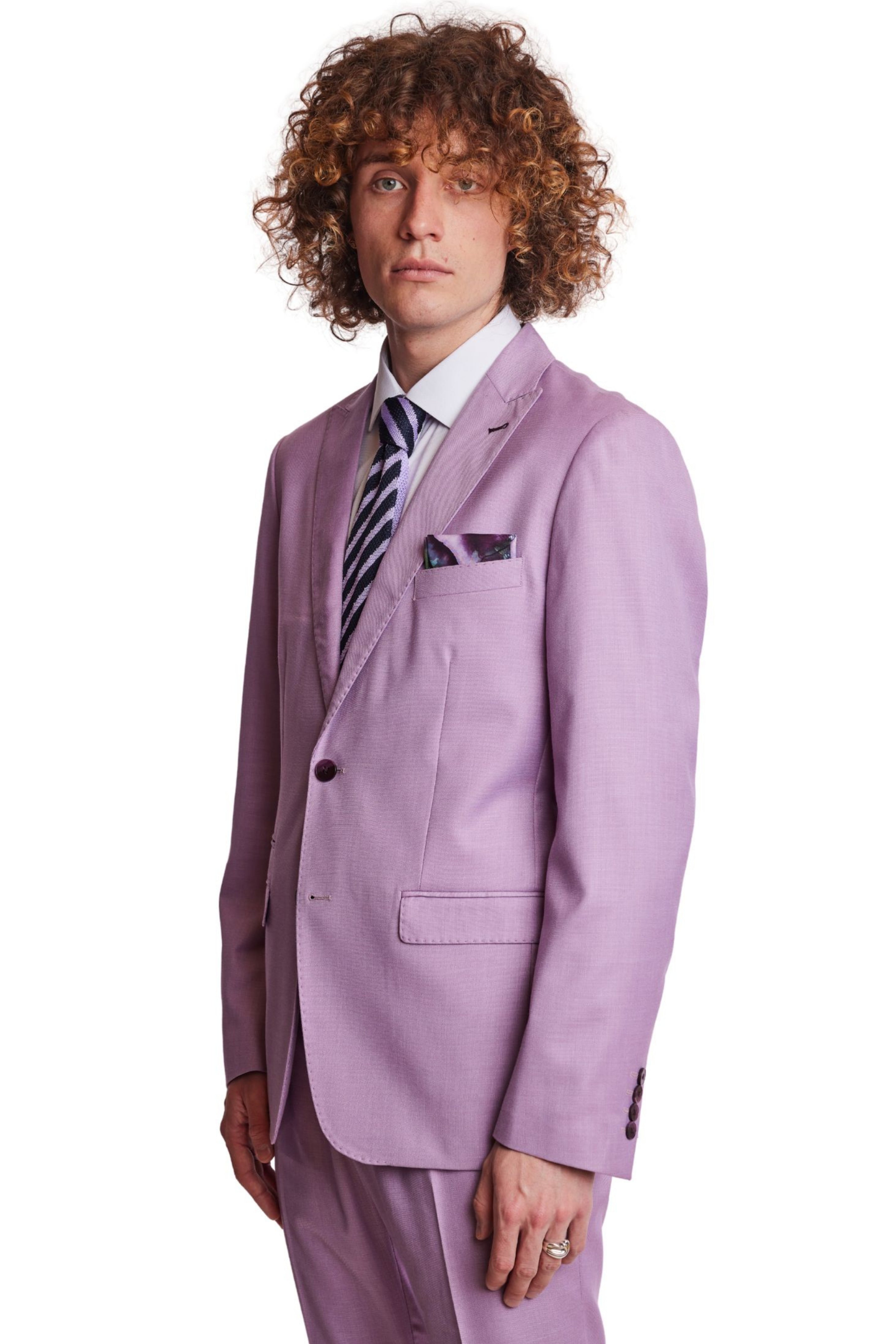 Ashton Peak Jacket  - slim - Lilac Shark