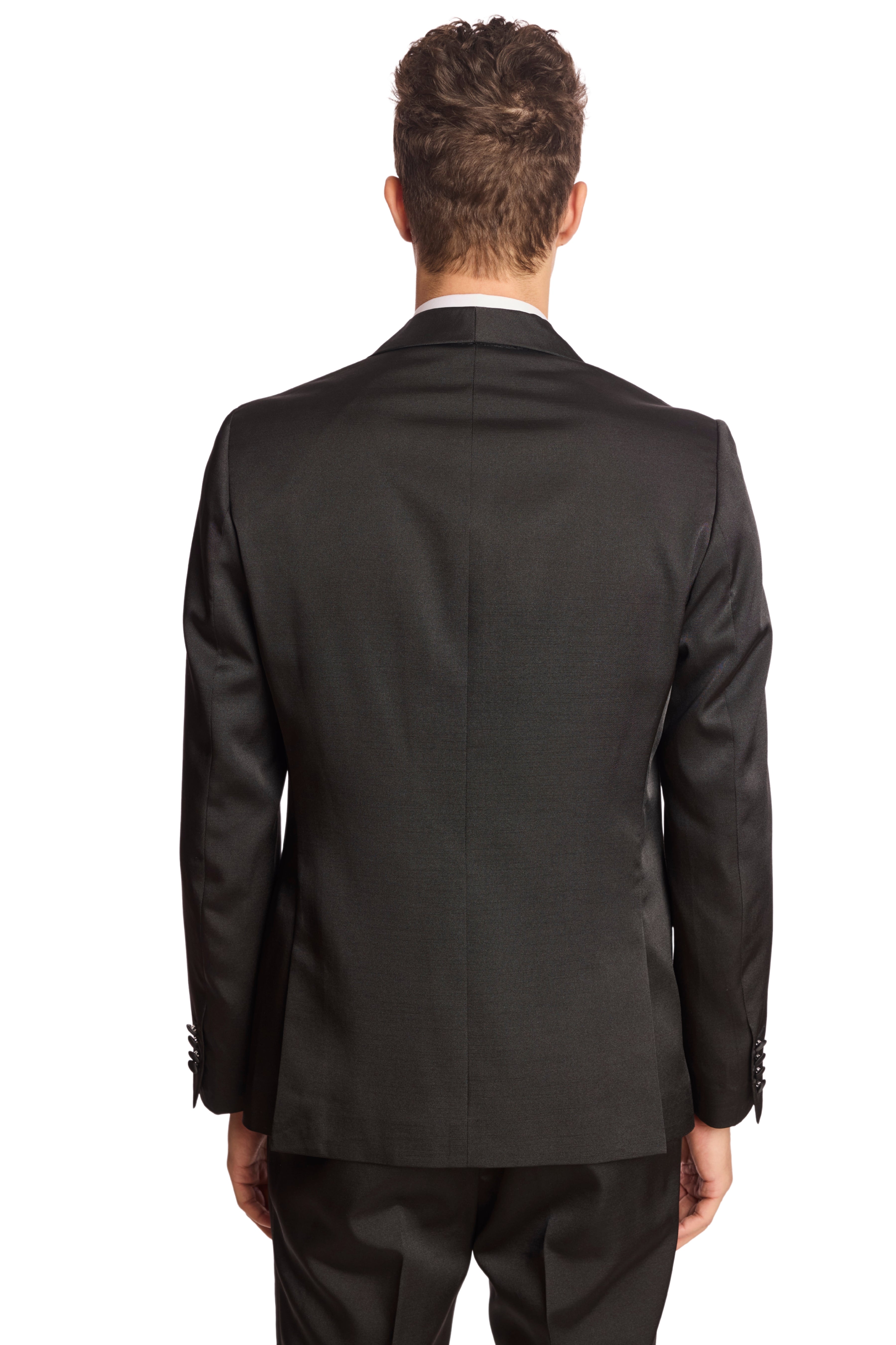 Regent Shawl Tux Jacket - slim - All Black