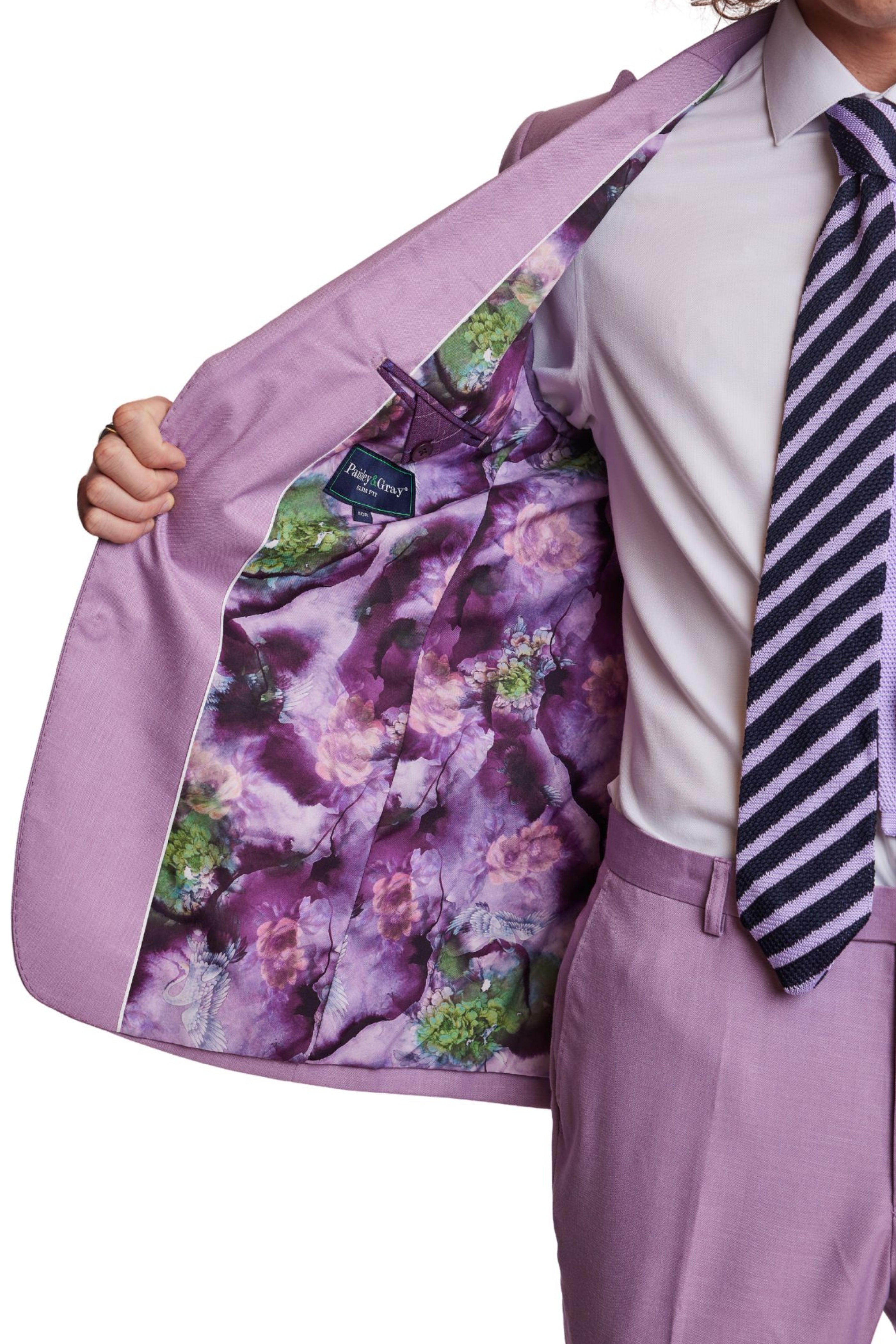 Ashton Peak Jacket  - slim - Lilac Shark