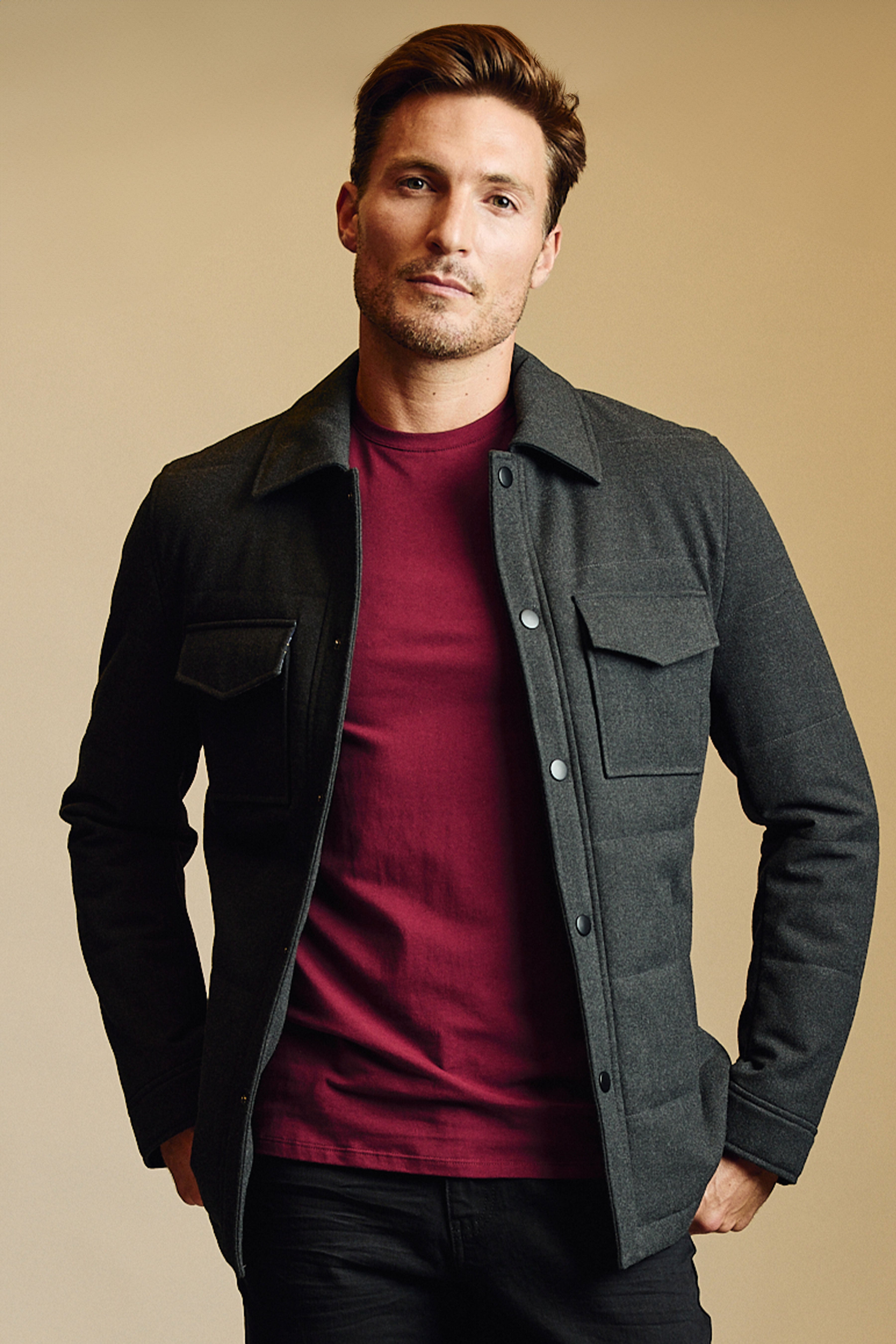 Quincy Quilted Jacket - Charcoal Grey