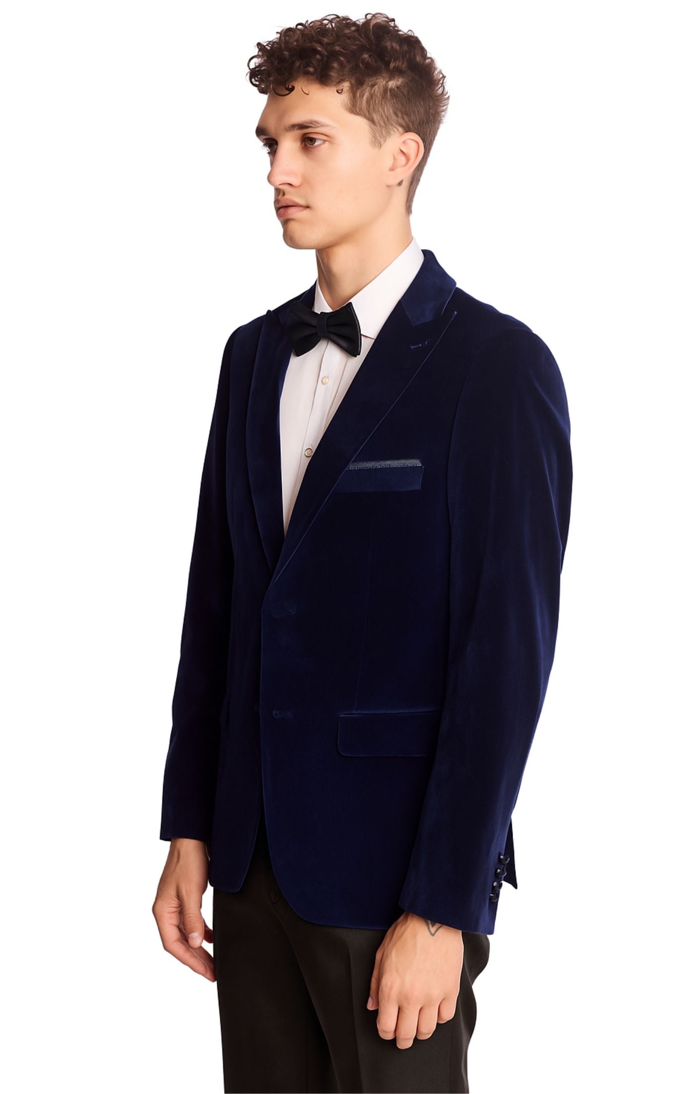 Kyle Big Peak Tux Jacket - slim - Dusk Velvet