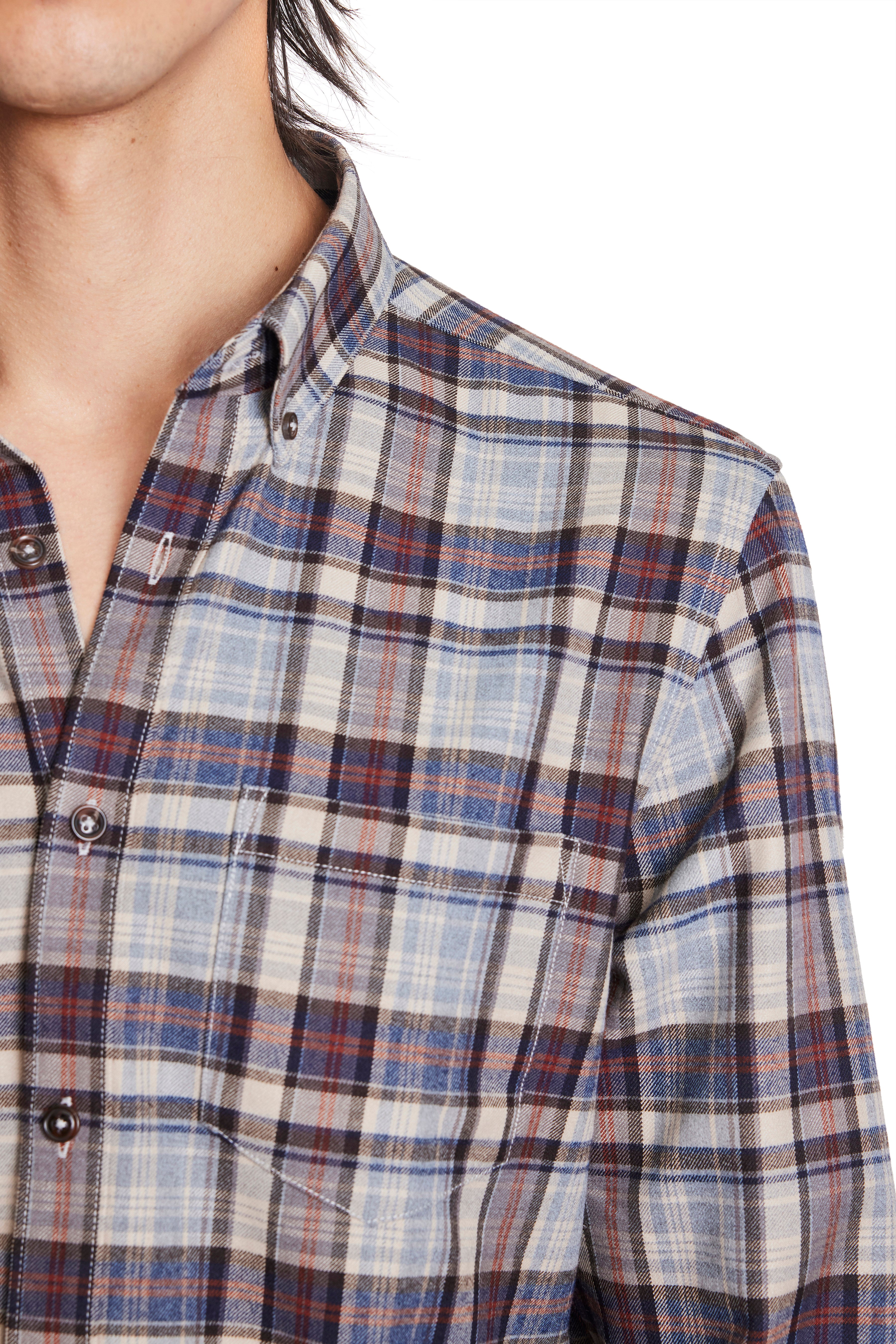 Brian Button Down Shirt - Winter Flanel